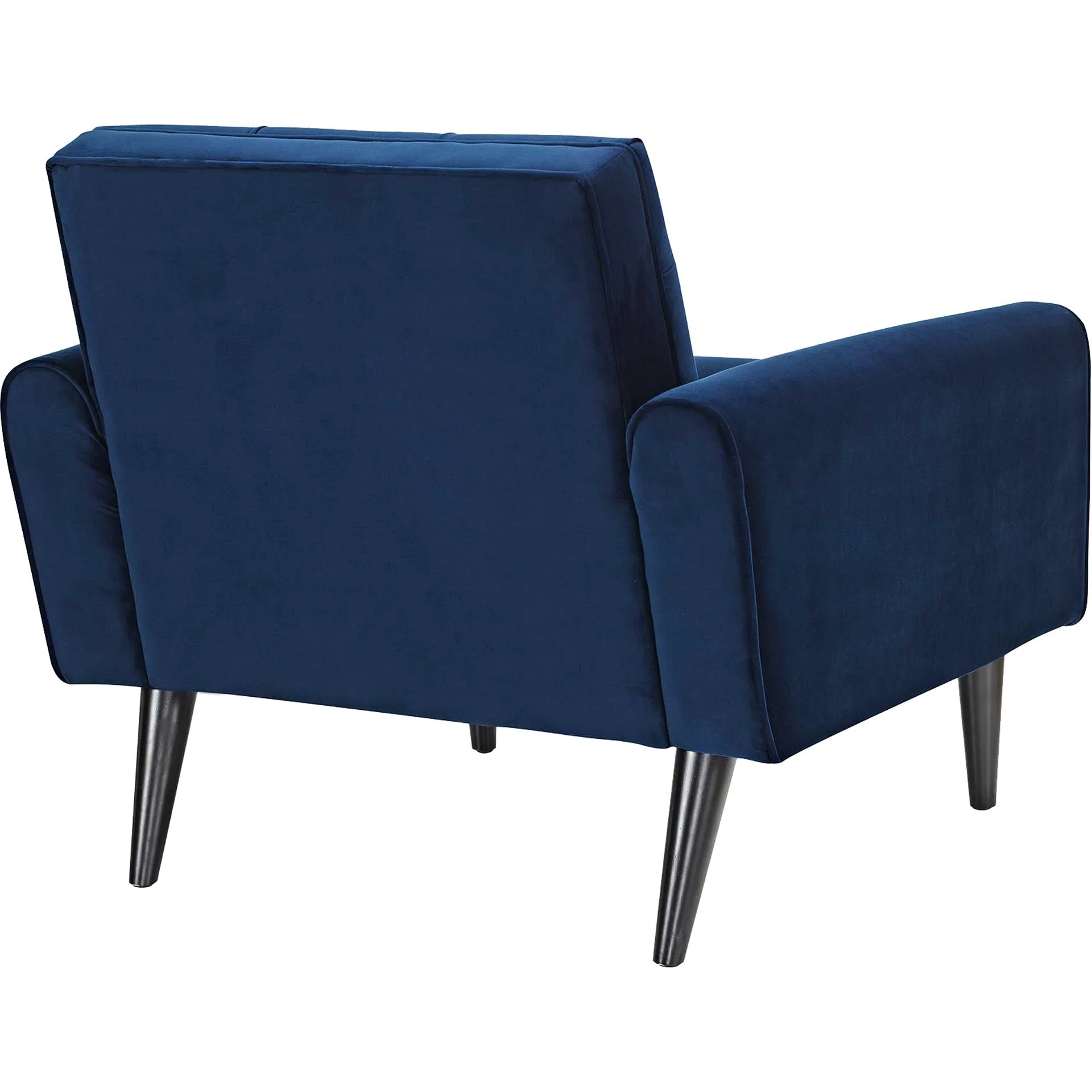 Davis Velvet Armchair Navy - Image 4