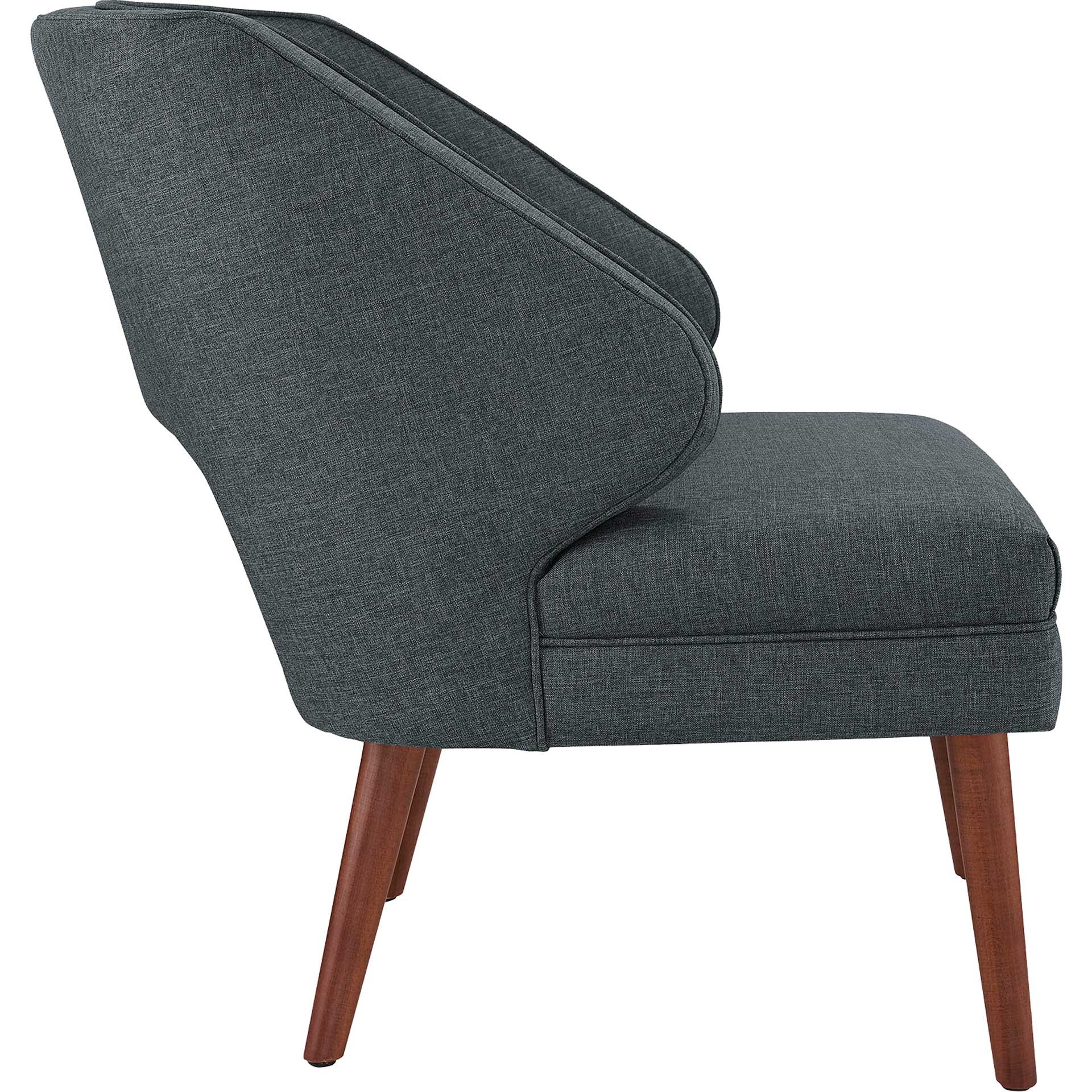Dawson Upholstered Fabric Armchair Gray - Image 2