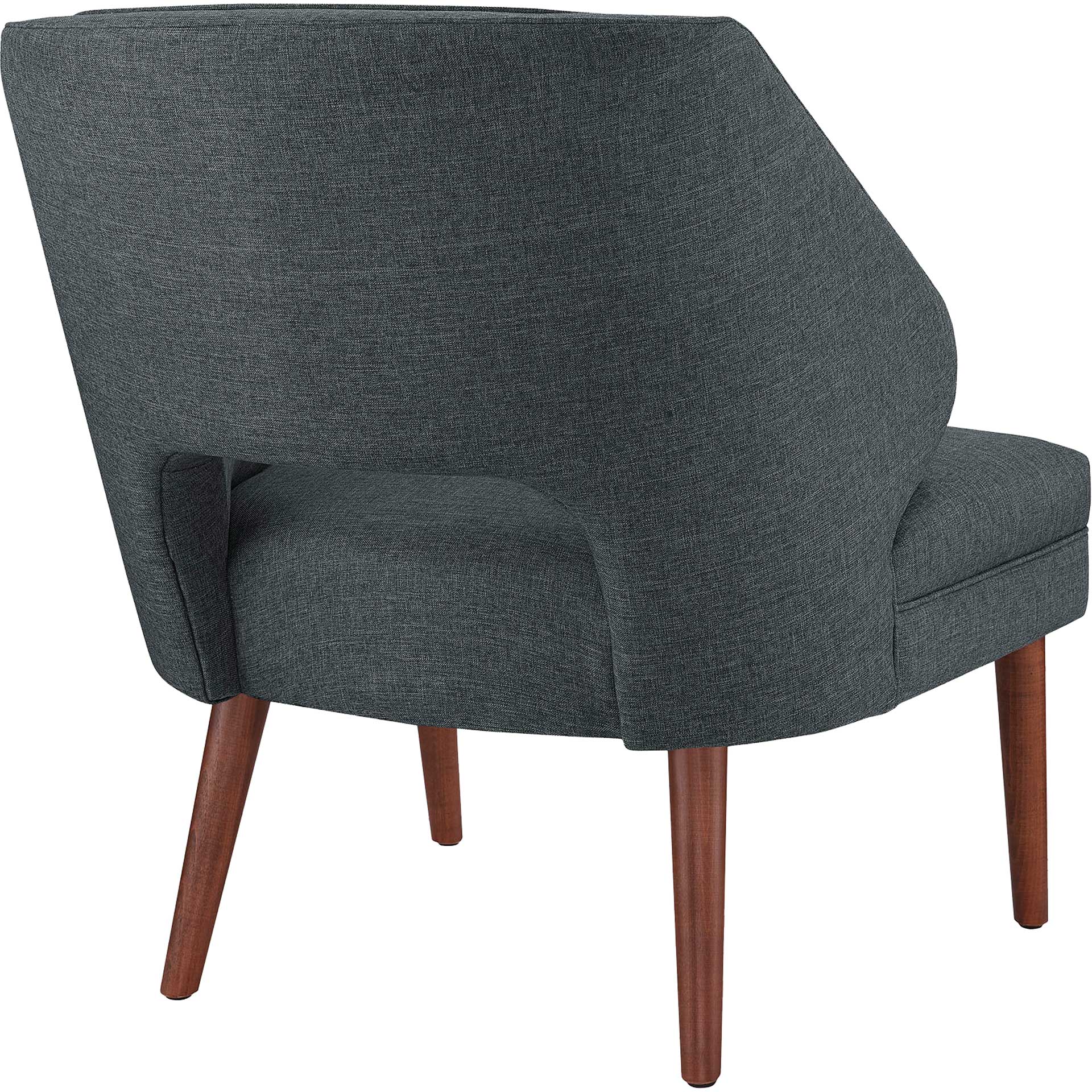Dawson Upholstered Fabric Armchair Gray - Image 3