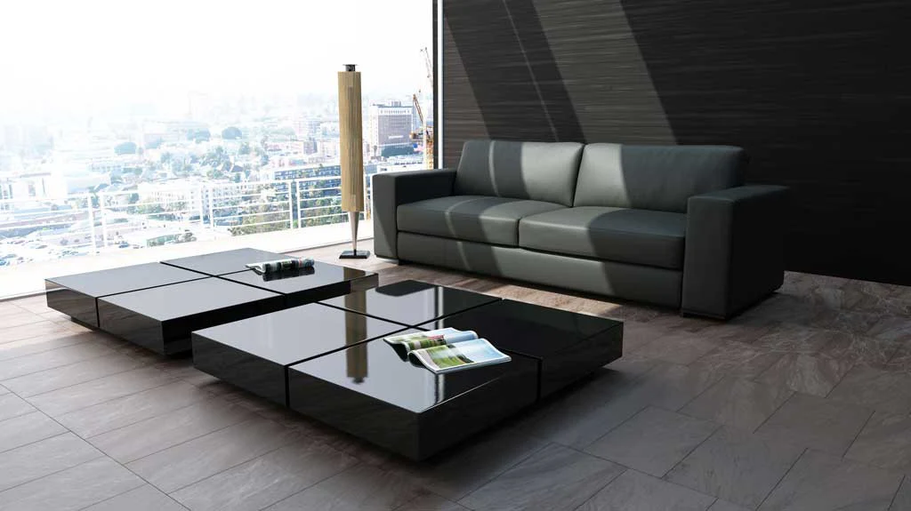 Dean Coffee Table Black Lacquer - Image 3