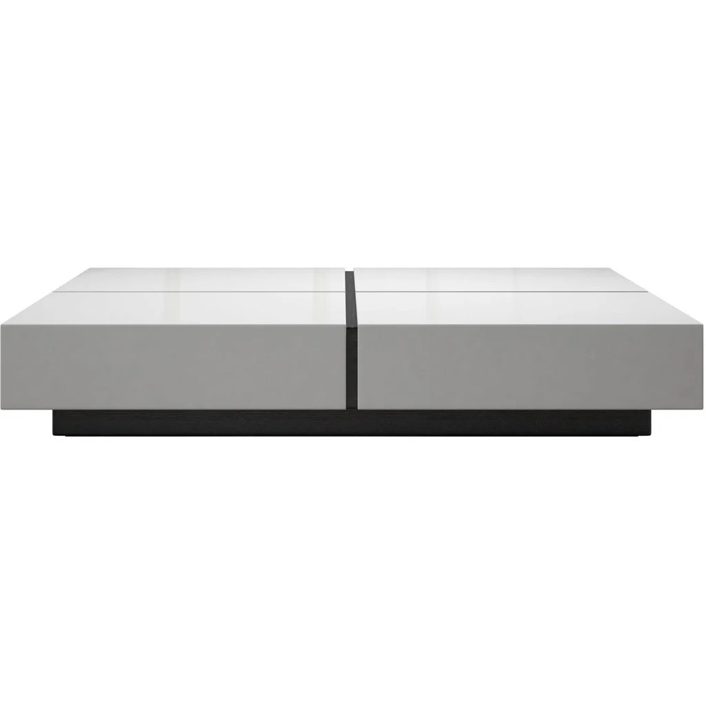 Dean Coffee Table White Lacquer - Image 2