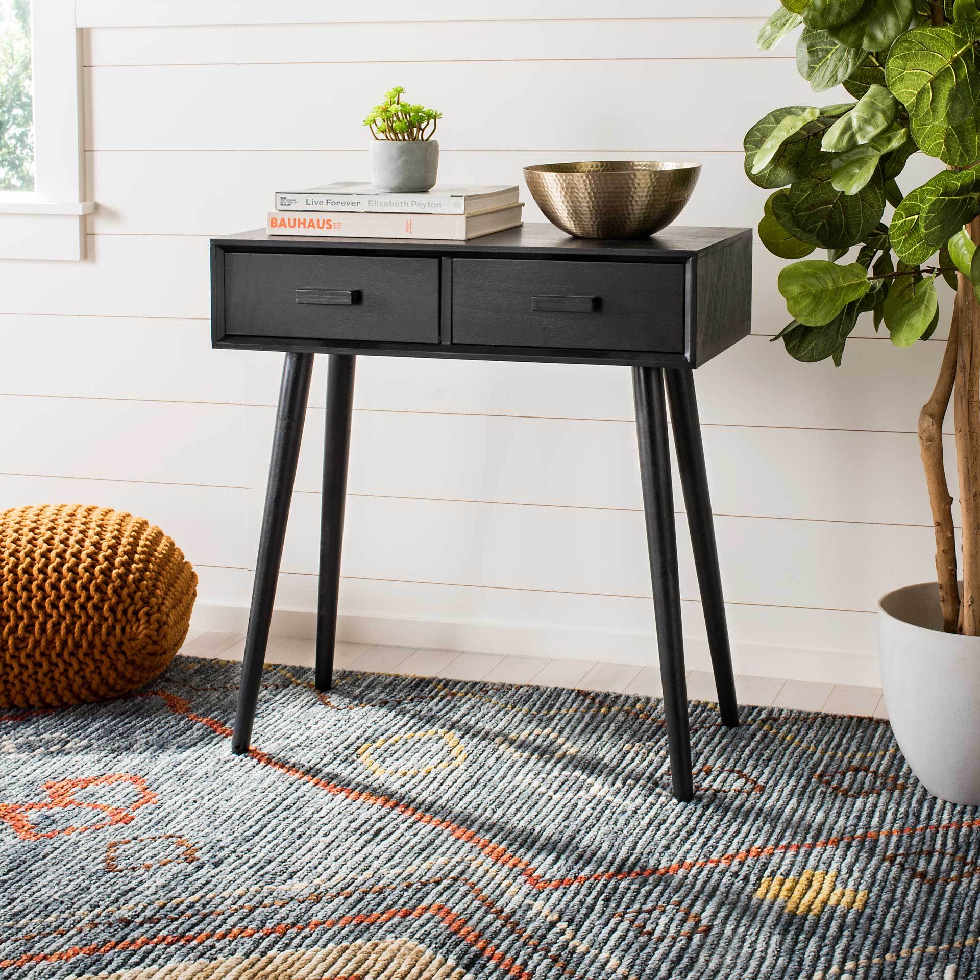 Deandre 2 Drawer Console Black - Image 6