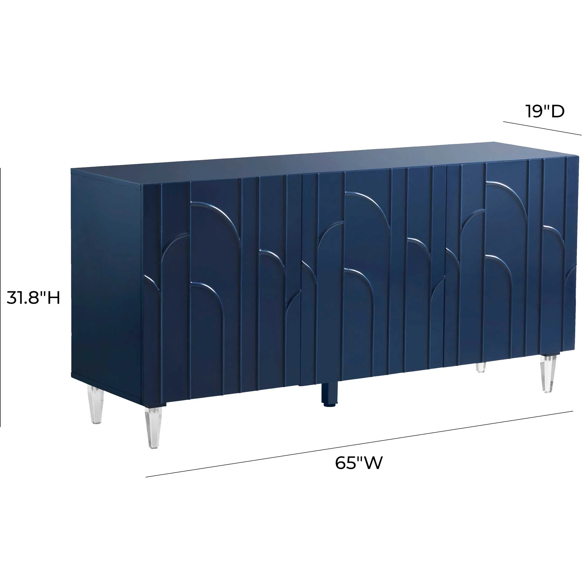 Deion Lacquer Buffet Blue - Image 6