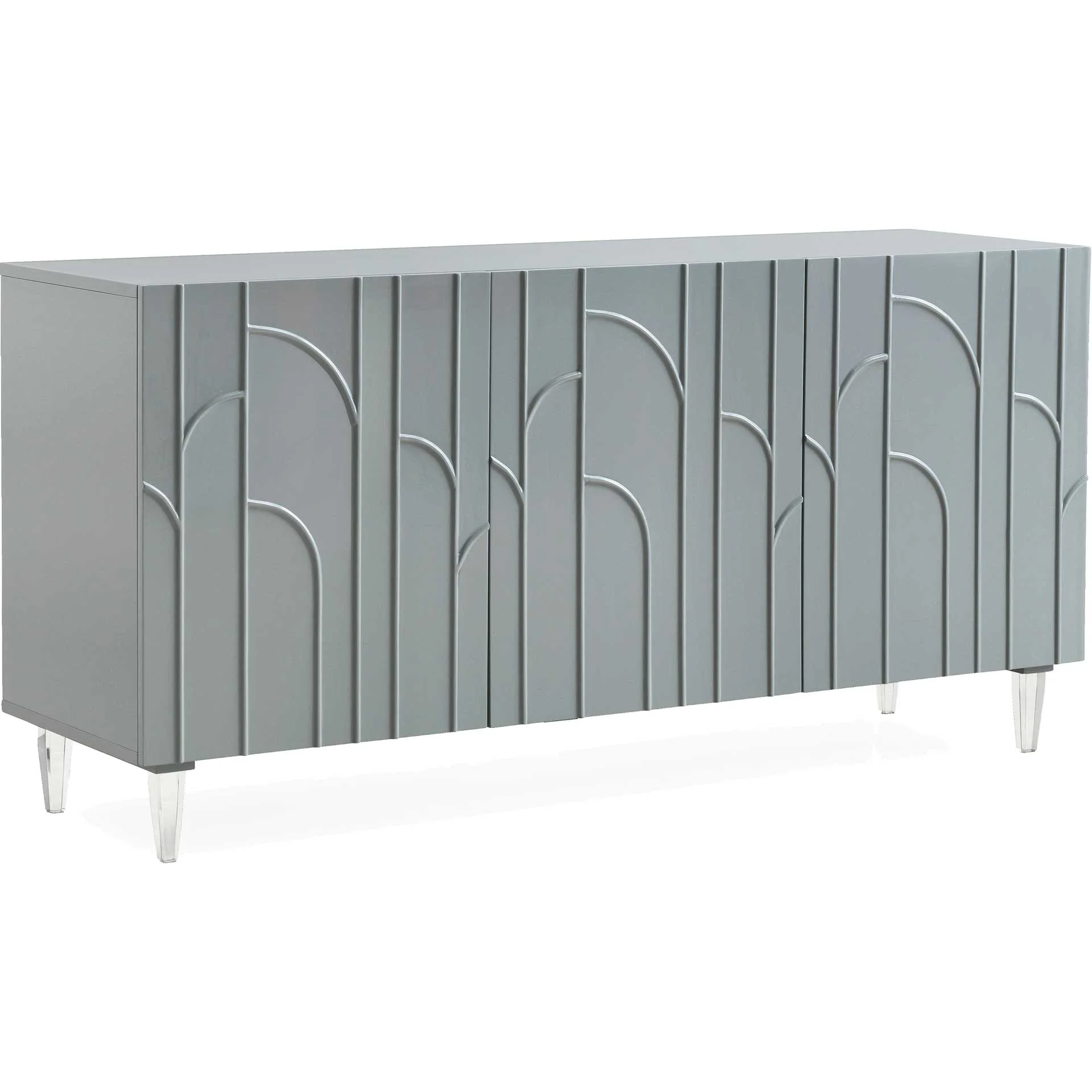 Deion Lacquer Buffet Gray - Image 2