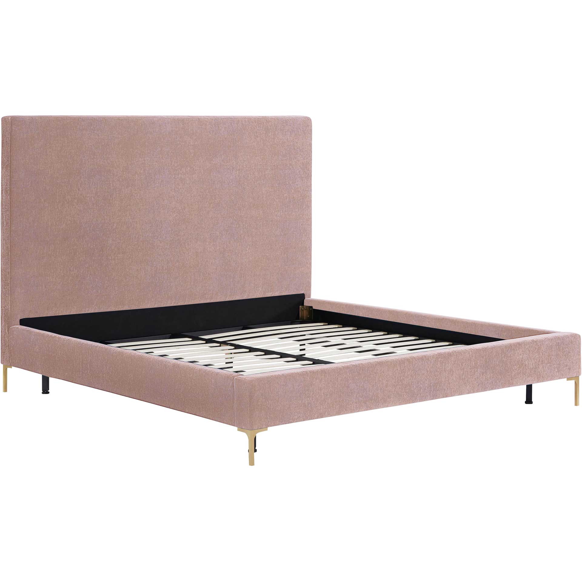 Deitria Textured Velvet Bed Blush - Image 4