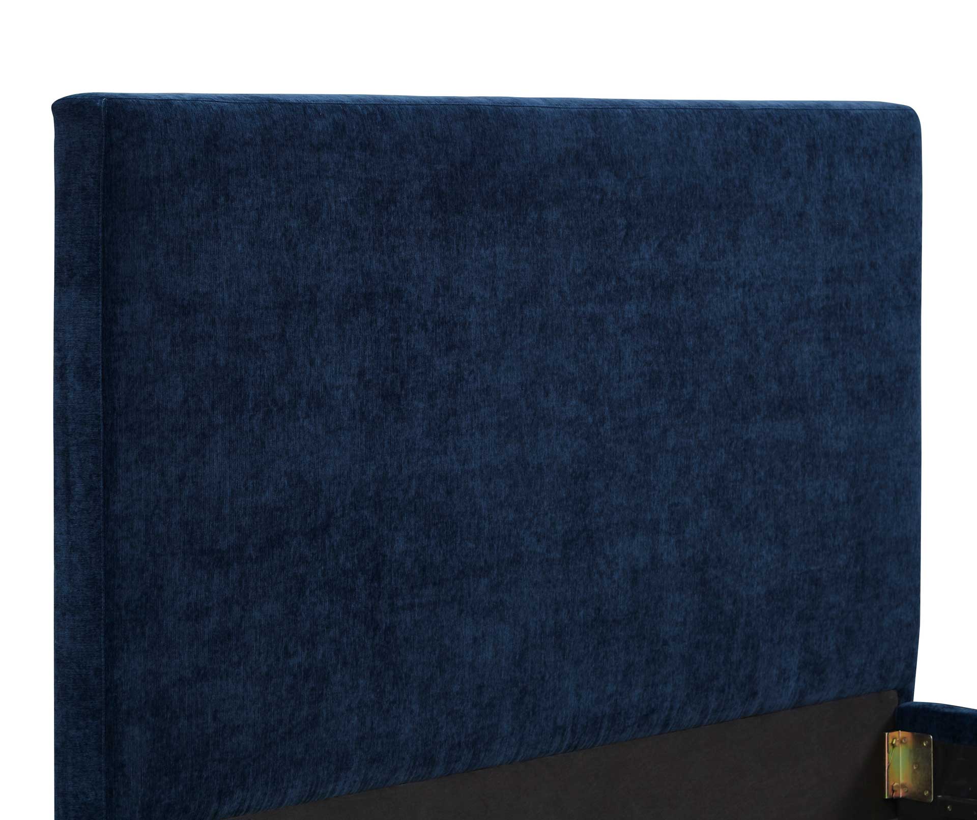 Deitria Textured Velvet Bed Navy - Image 4