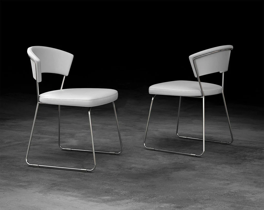 Delancey Dining Chair White (Set of 2) - Image 2