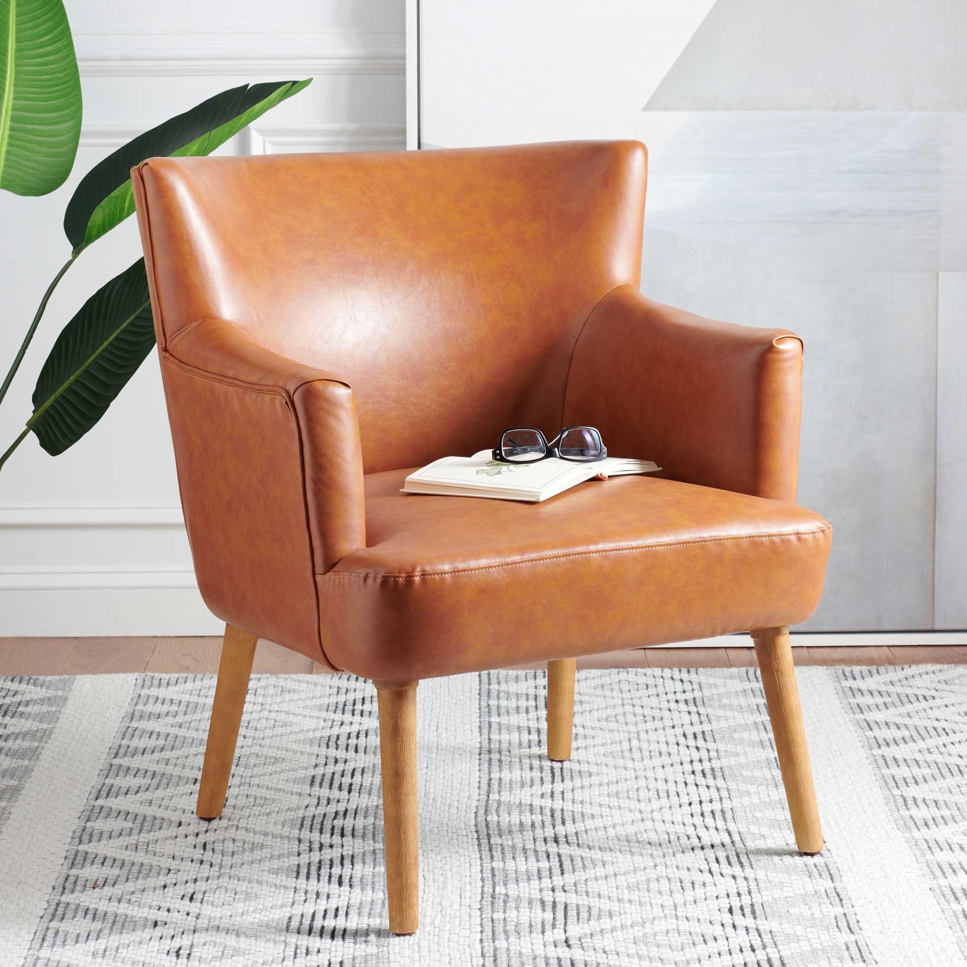 Delaney Accent Chair Cognac - Image 4