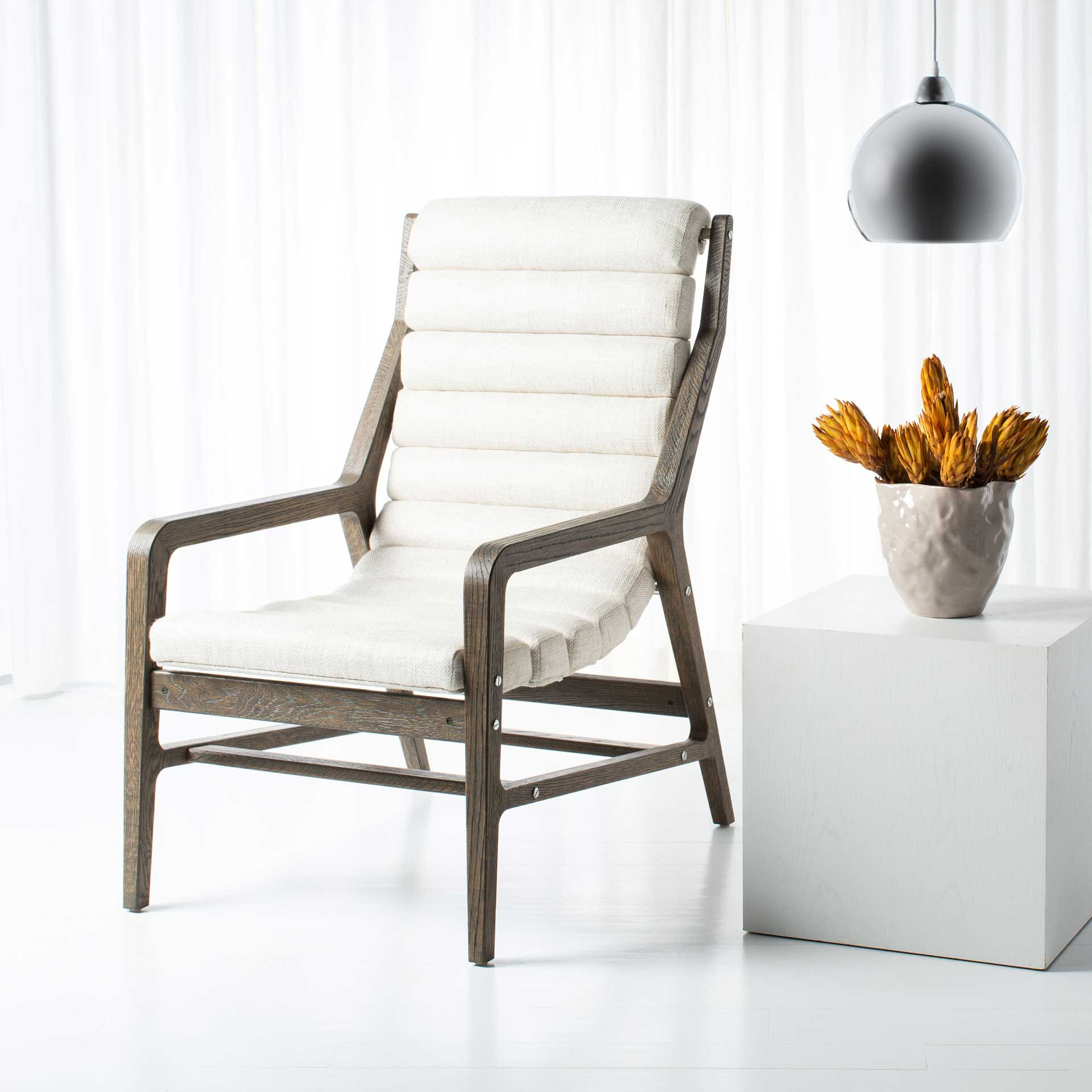 Delegation Channel Tufted Chair White - Image 10