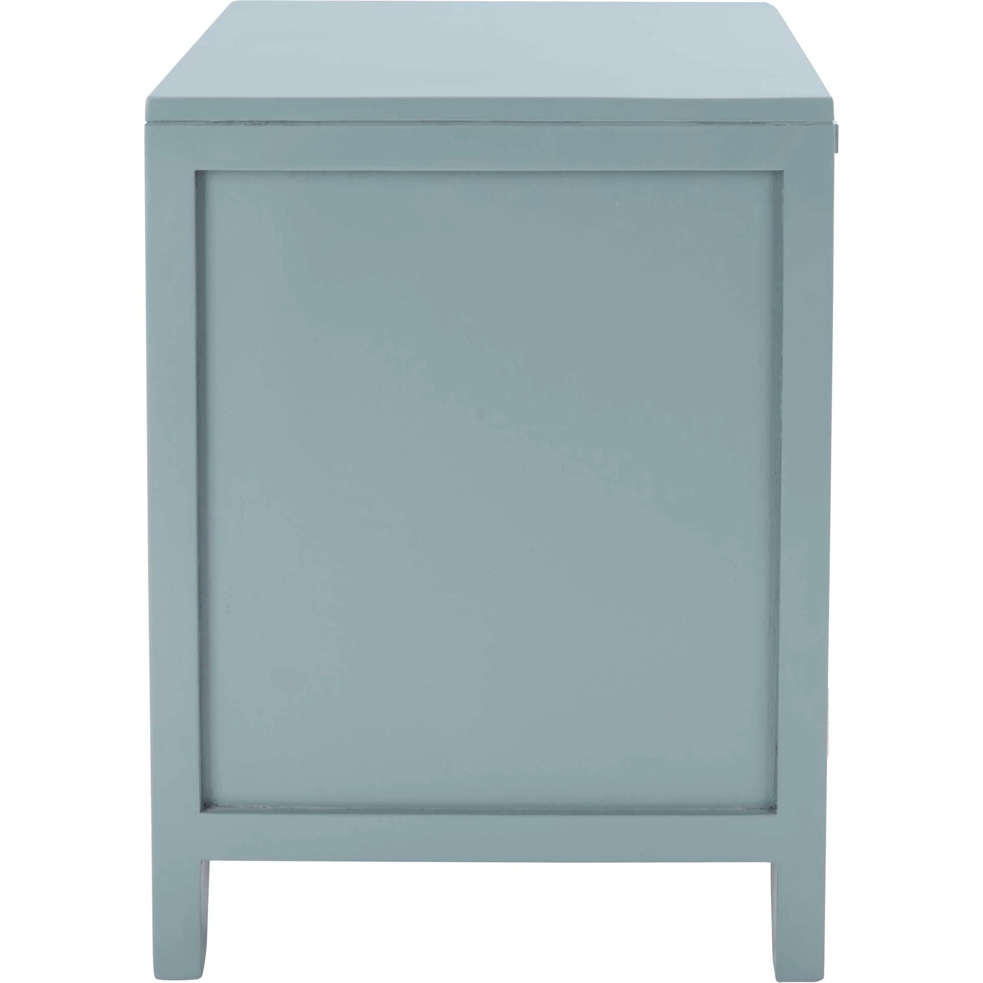 Delia 1 Drawer 1 Door Nightstand Blue Gray/Natural - Image 3