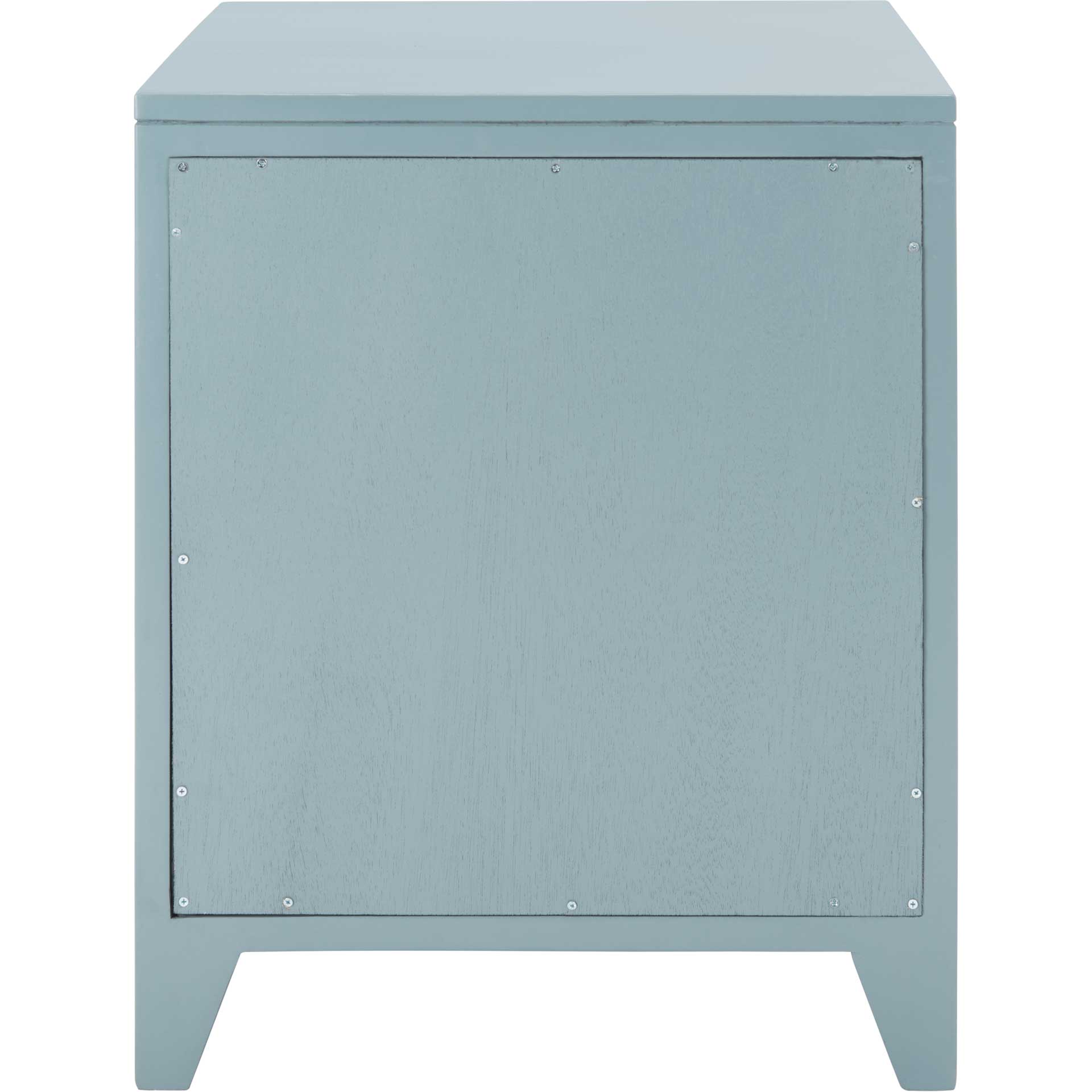 Delia 1 Drawer 1 Door Nightstand Blue Gray/Natural - Image 4