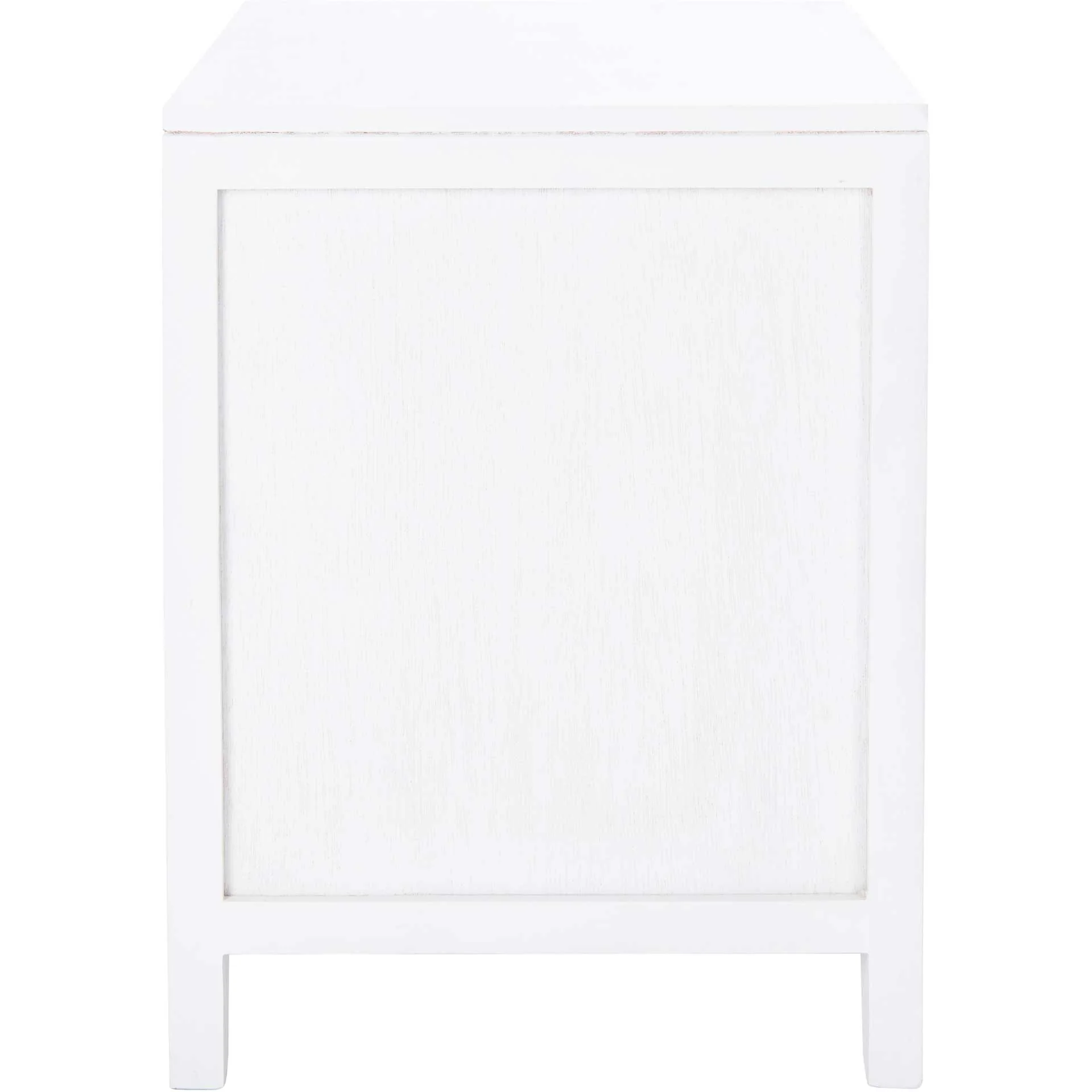 Delia 1 Drawer 1 Door Nightstand White/Natural - Image 3