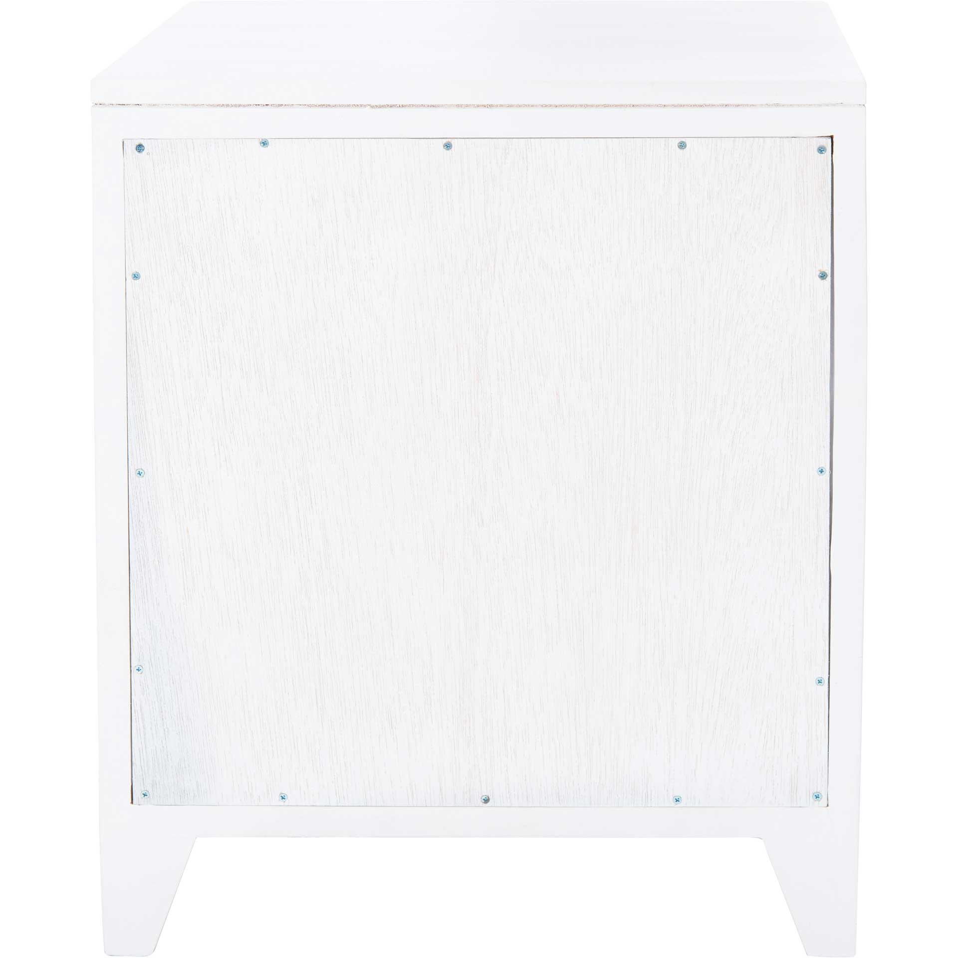 Delia 1 Drawer 1 Door Nightstand White/Natural - Image 4