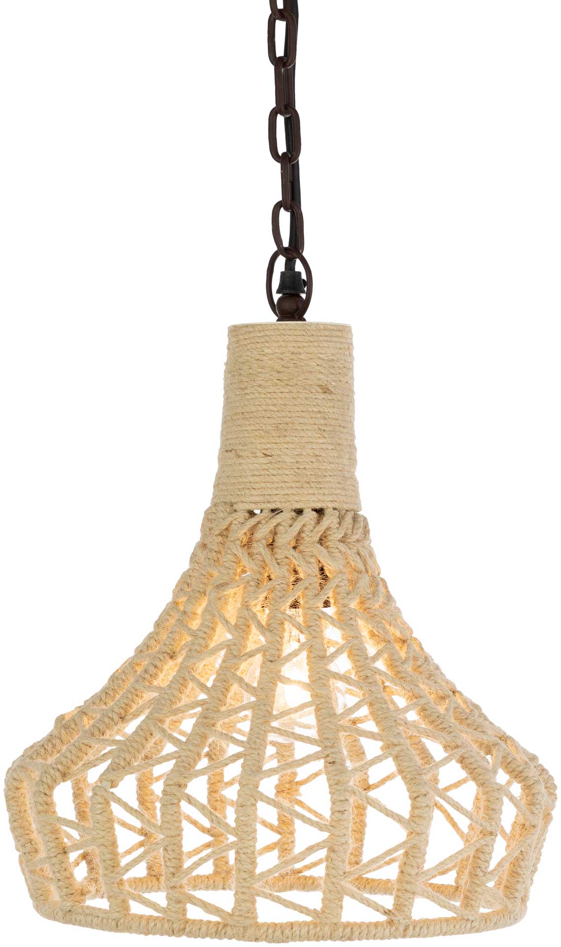 Delilah Ceiling Lamp Black/Natural - Image 2