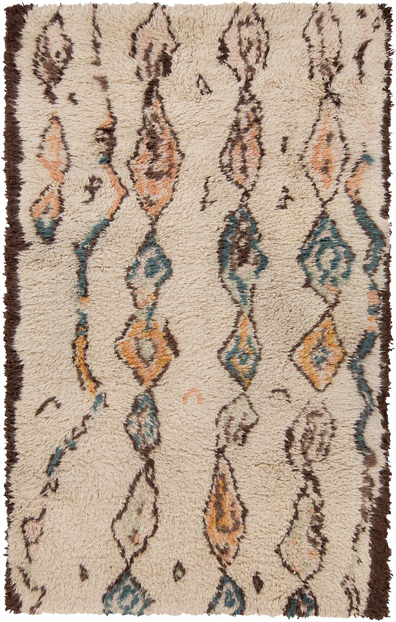 Denali Beige/Burnt Orange Area Rug - Image 2