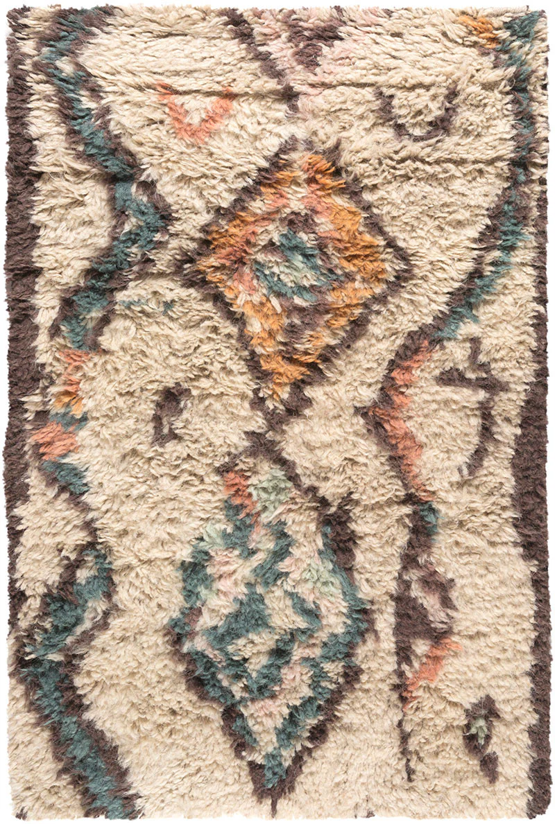 Denali Beige/Burnt Orange Area Rug - Image 3
