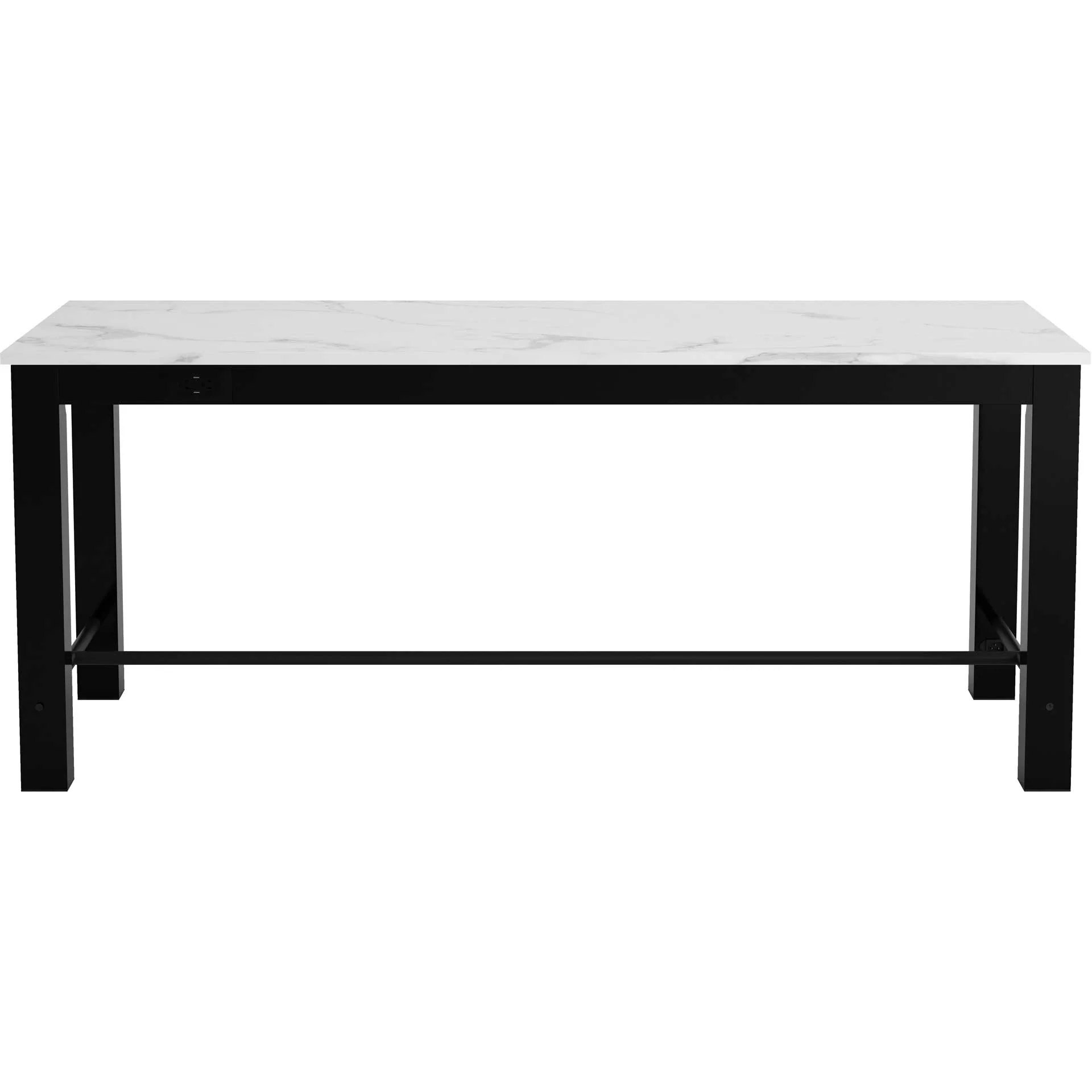 Denver Dining Table Stone/Matte Black - Image 3
