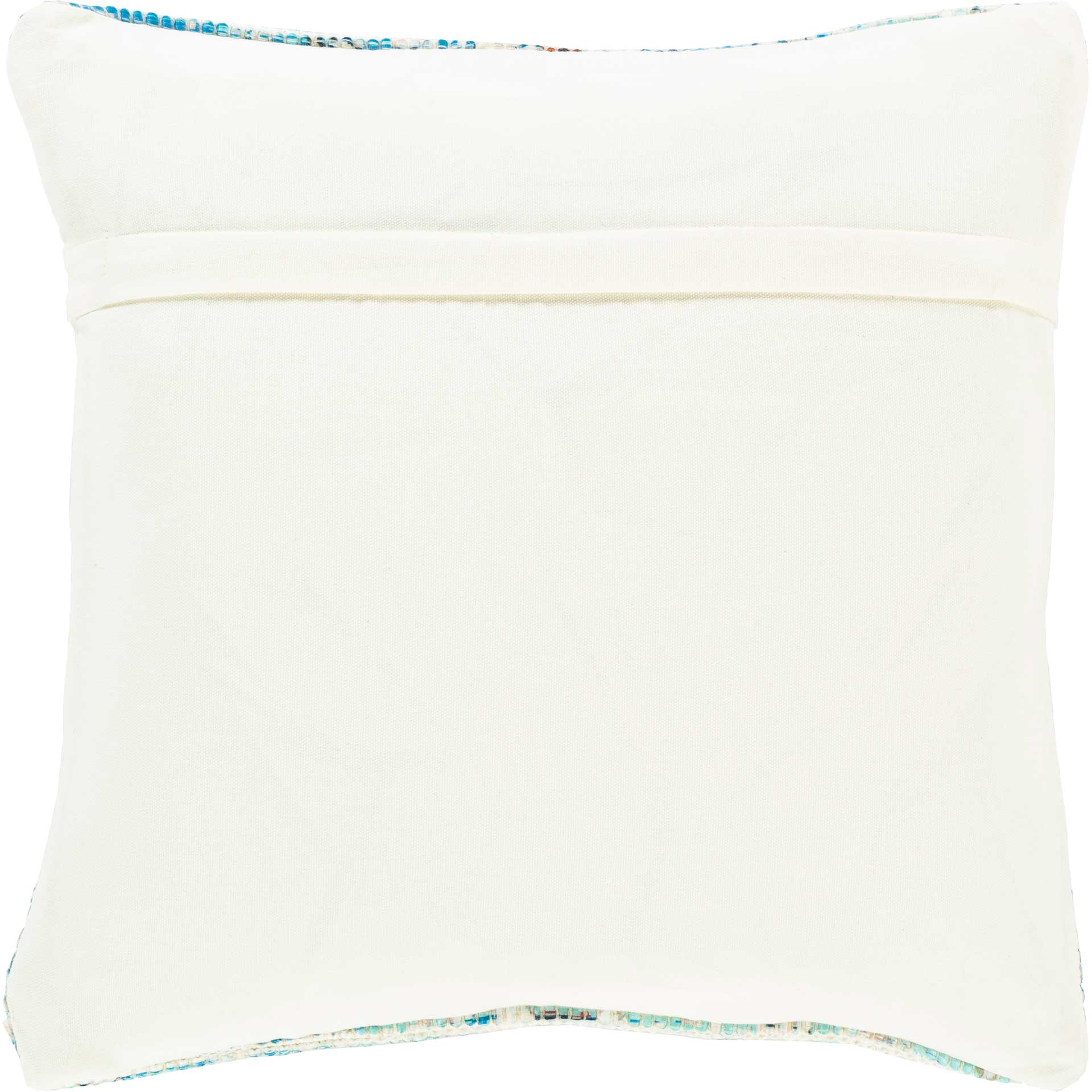 Derek Pillow Aqua/Beige/Burnt Orange - Image 2