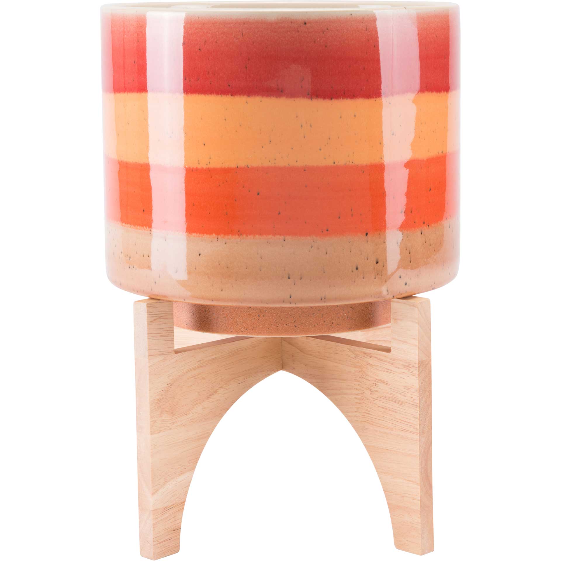 Desert Stripes Planter Orange - Image 2