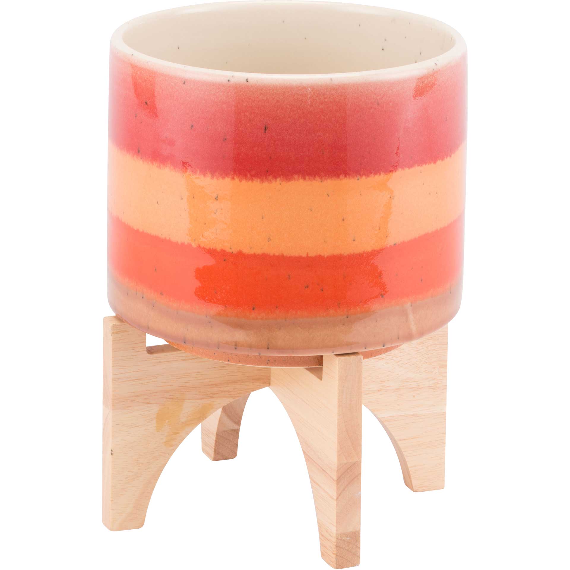 Desert Stripes Planter Orange - Image 3