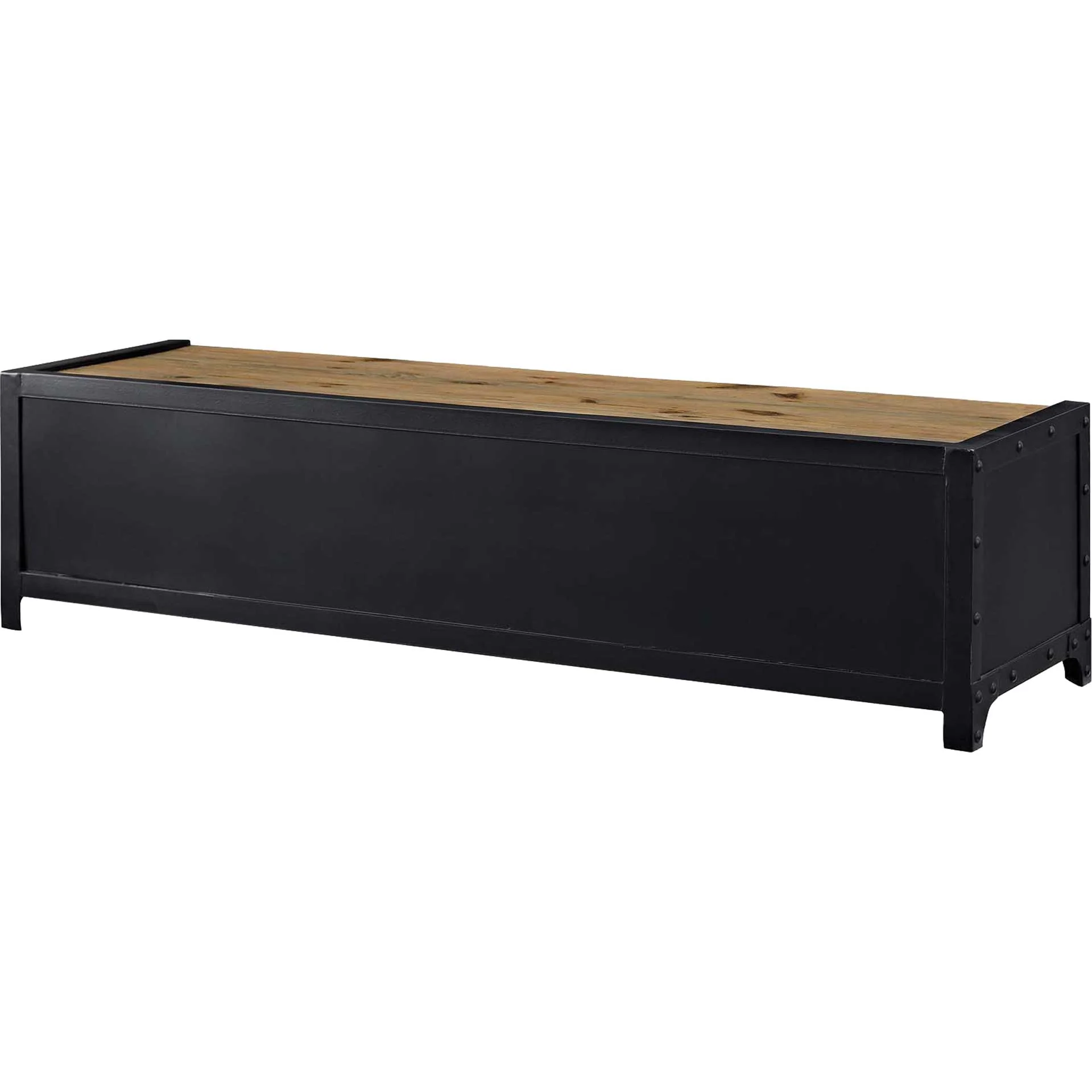 Deshka 63" TV Stand Black - Image 3