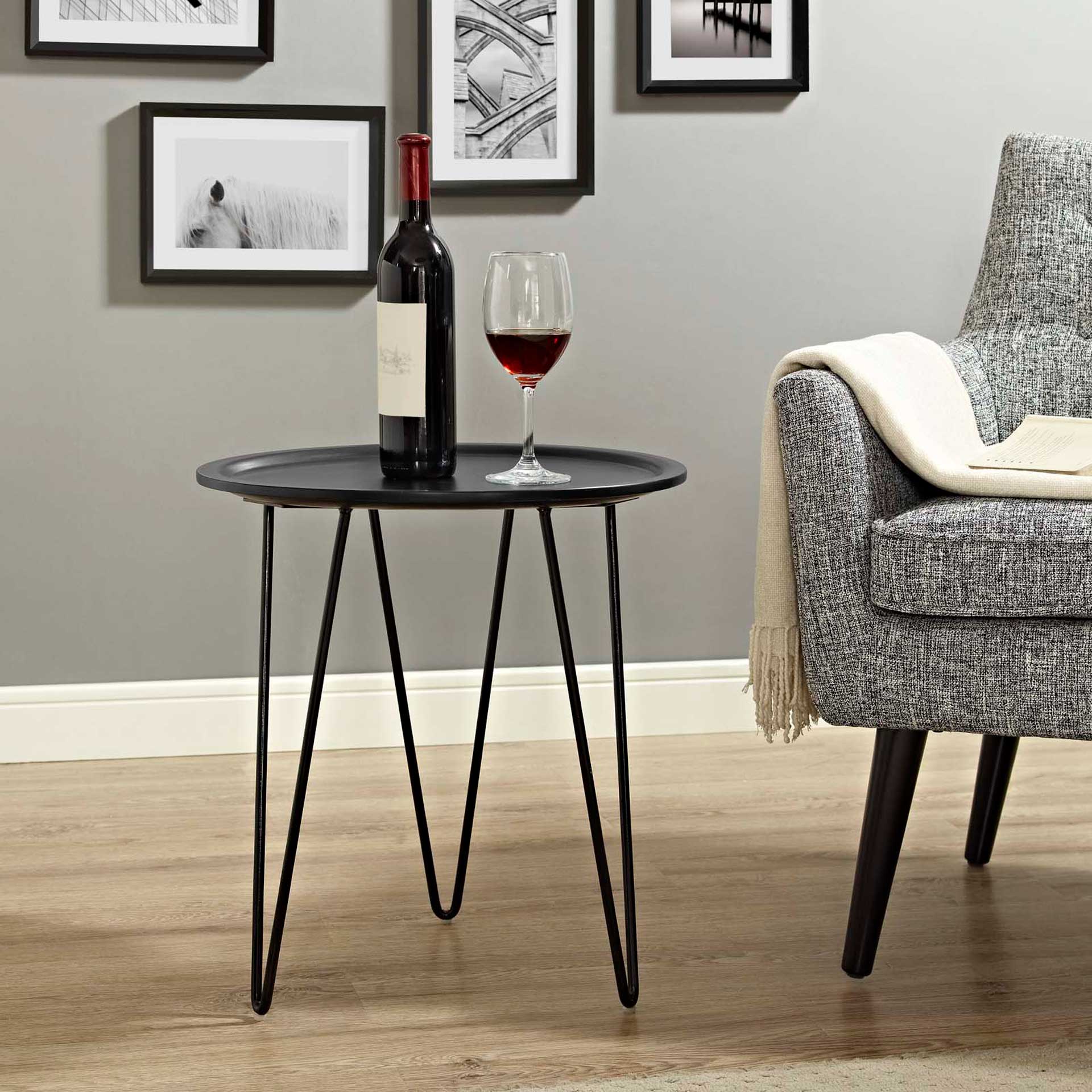 Devon Side Table Black - Image 4