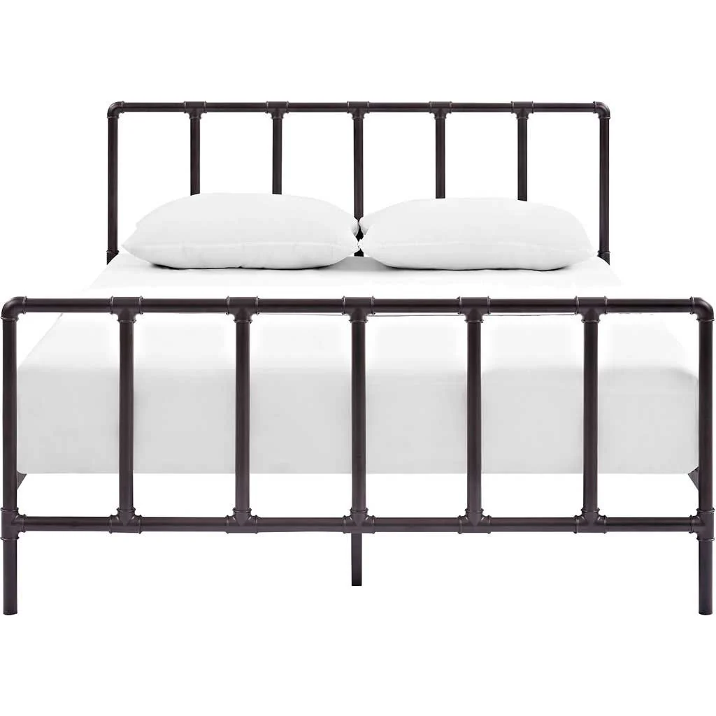 Dickens Stainless Steel Bed Brown - Image 3