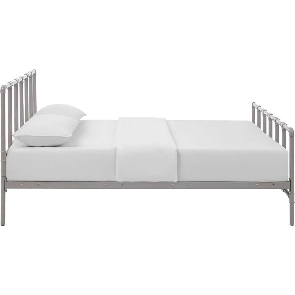 Dickens Stainless Steel Bed Gray - Image 2