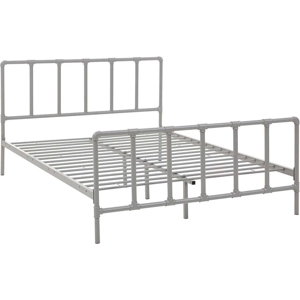 Dickens Stainless Steel Bed Gray - Image 4