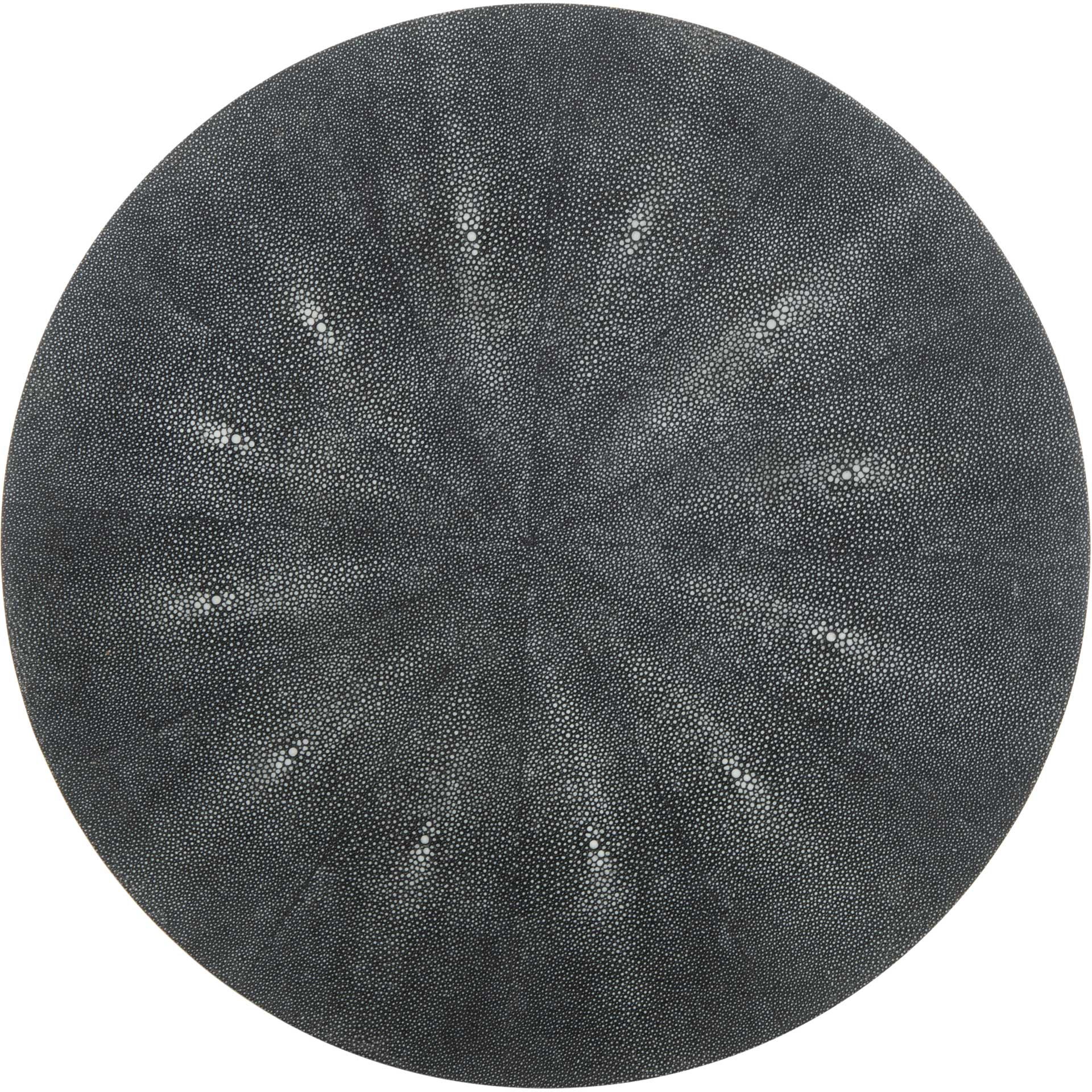 Digress Faux Shagreen End Table Black - Image 3