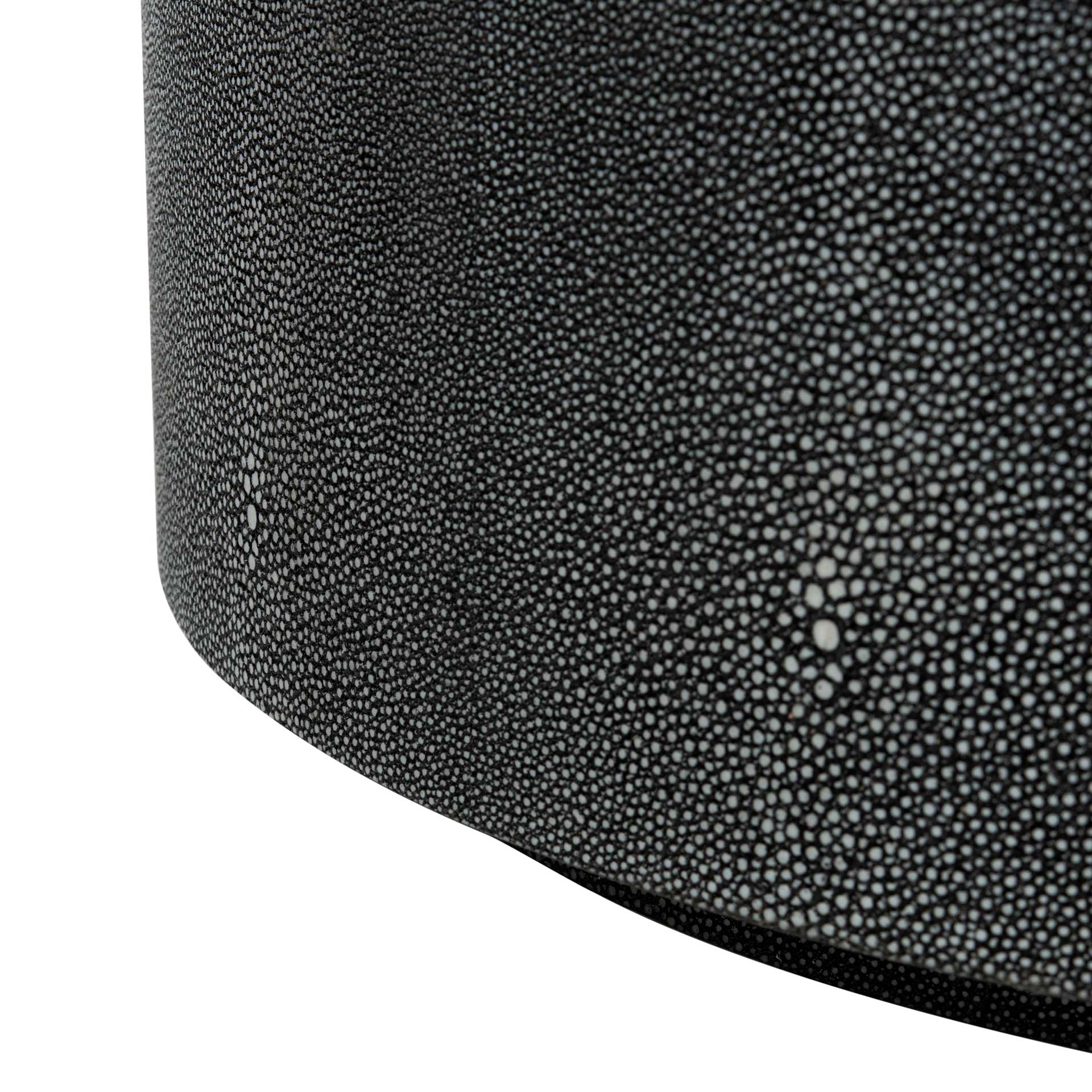 Digress Faux Shagreen End Table Black - Image 7