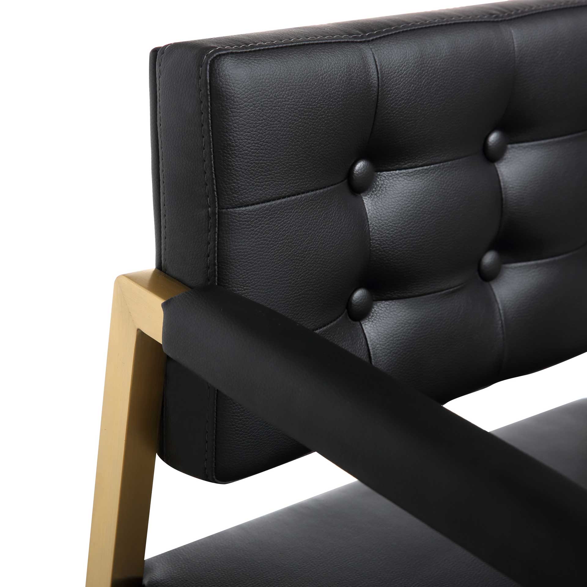 Dilan Gold Steel Bar Stool Black - Image 10