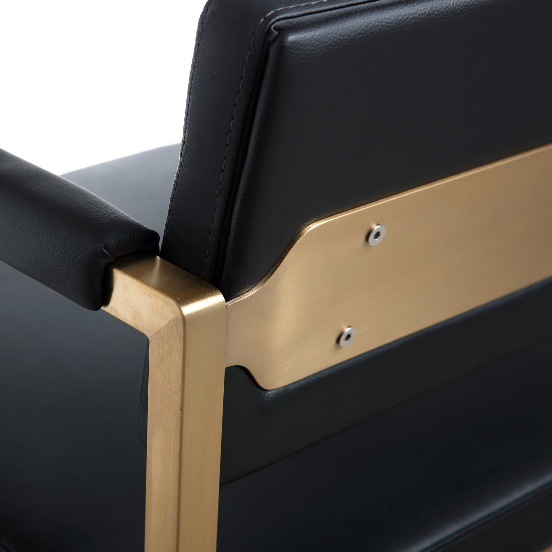 Dilan Gold Steel Bar Stool Black - Image 11