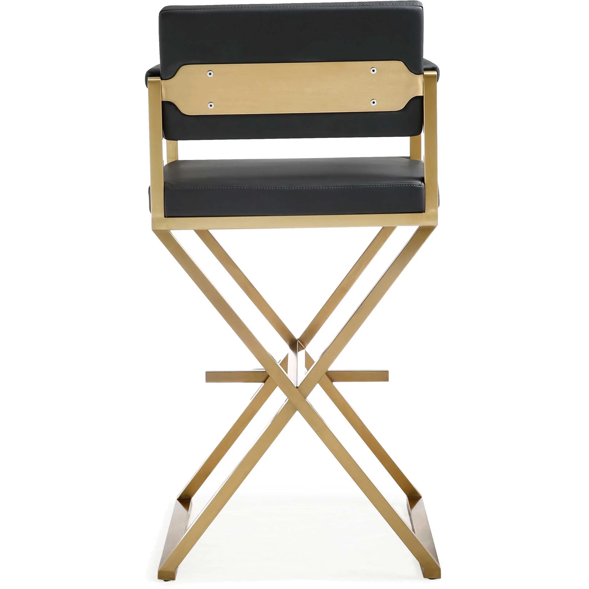 Dilan Gold Steel Bar Stool Black - Image 4