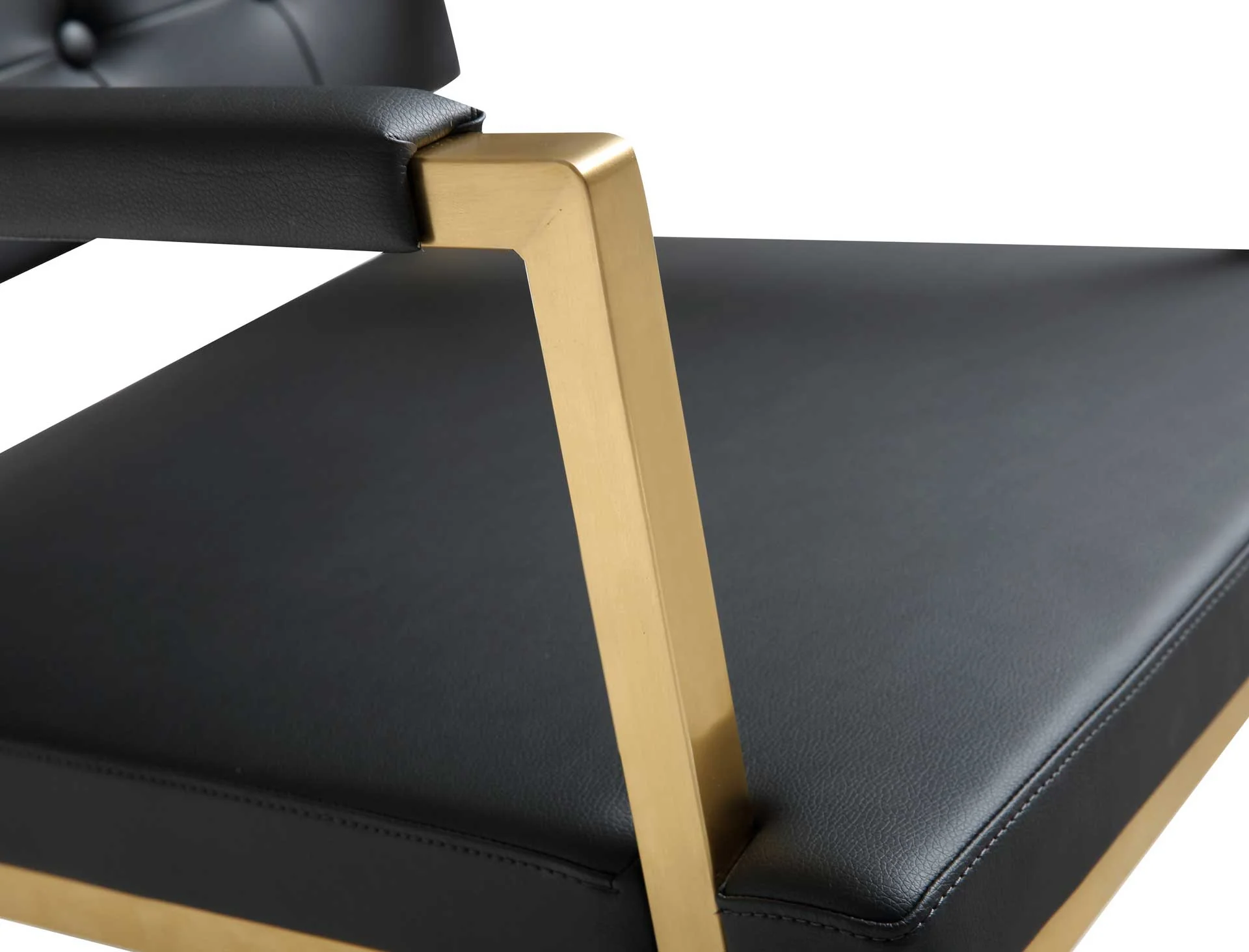 Dilan Gold Steel Bar Stool Black - Image 5