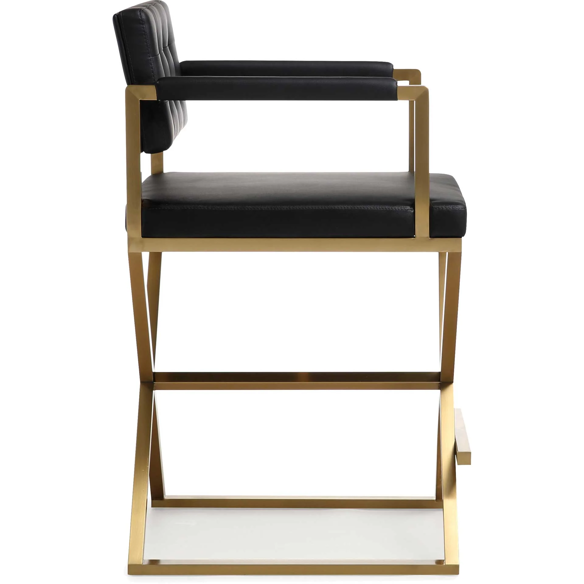 Dilan Gold Steel Bar Stool Black - Image 8