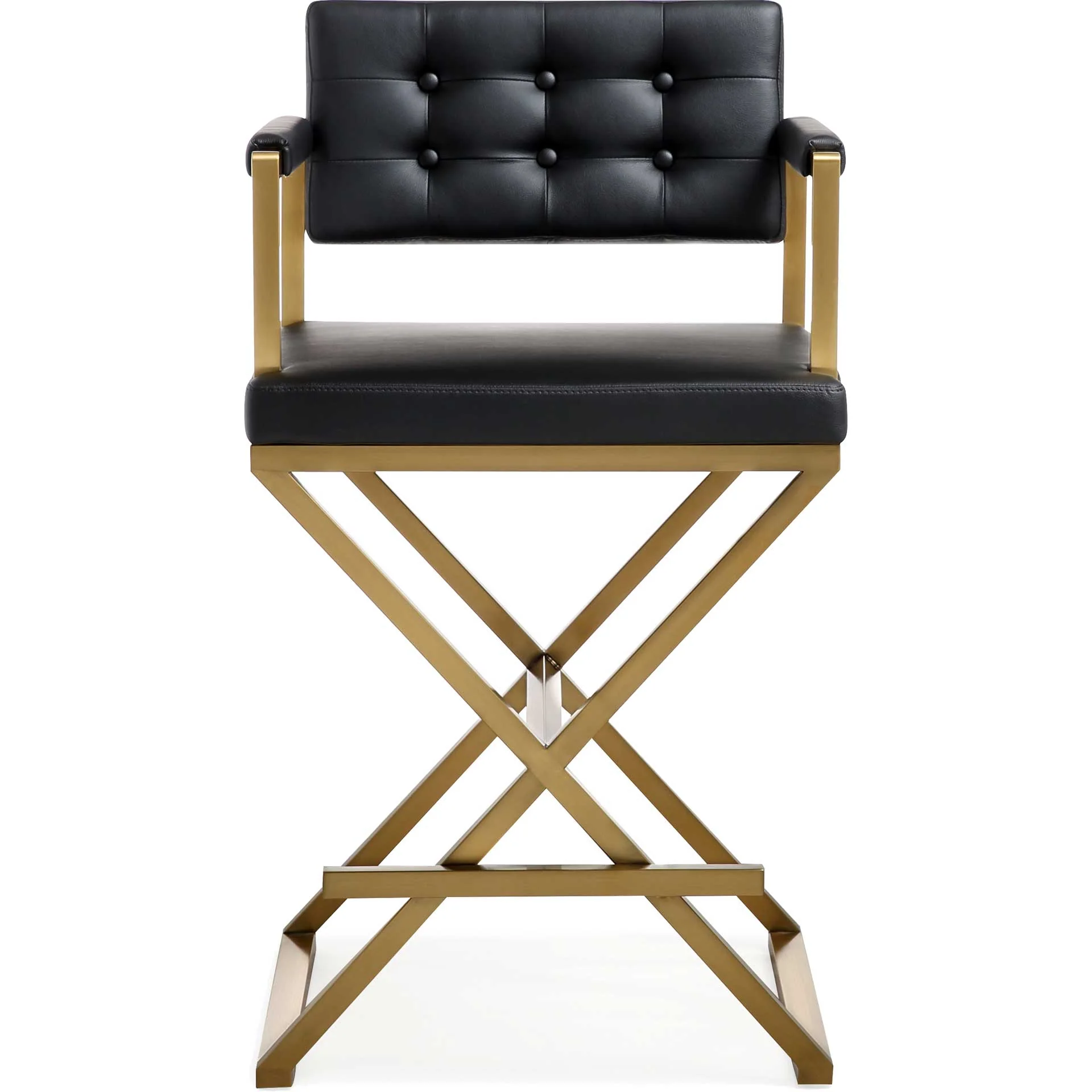 Dilan Gold Steel Bar Stool Black - Image 9