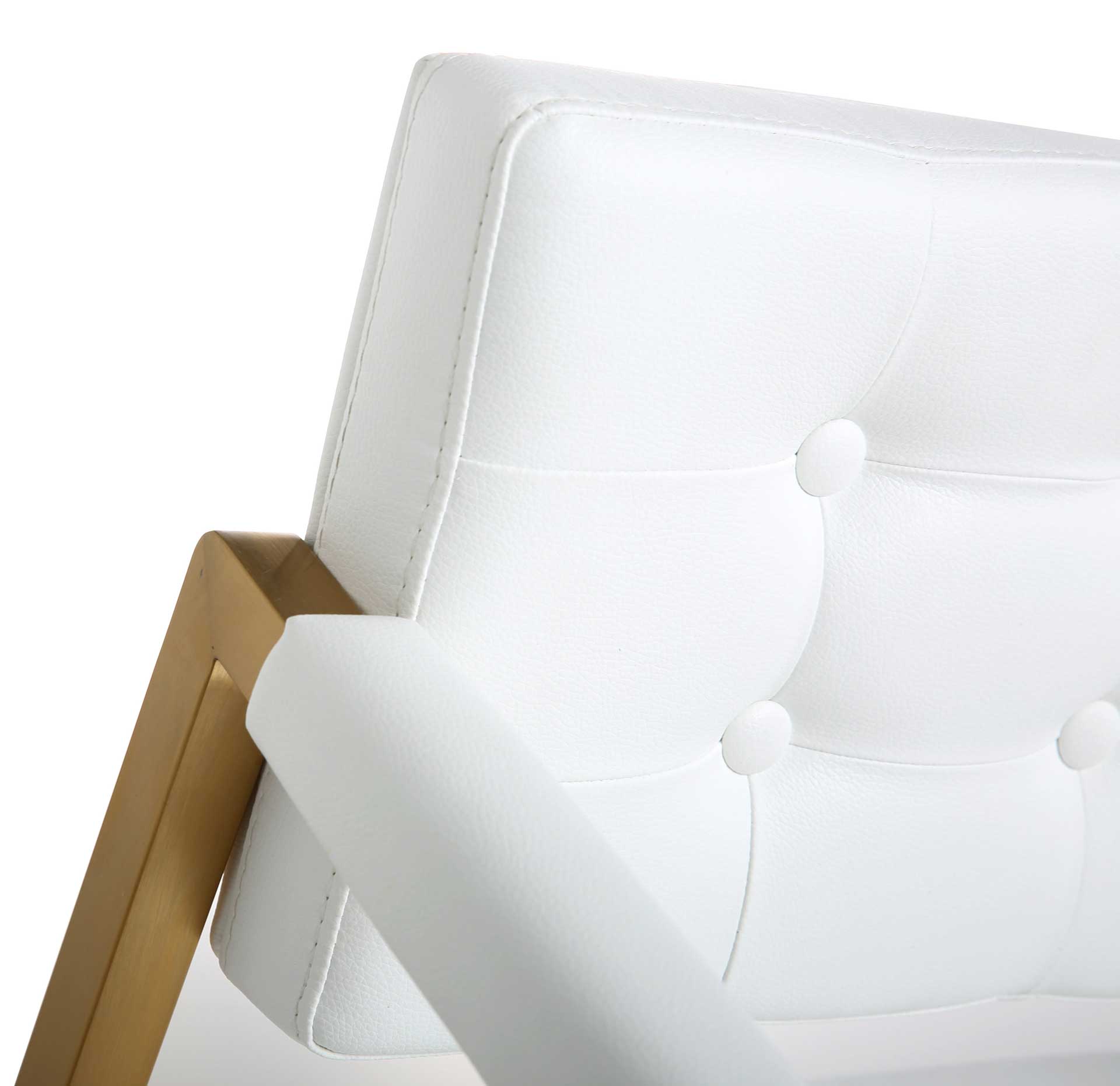 Dilan Gold Steel Bar Stool White - Image 14