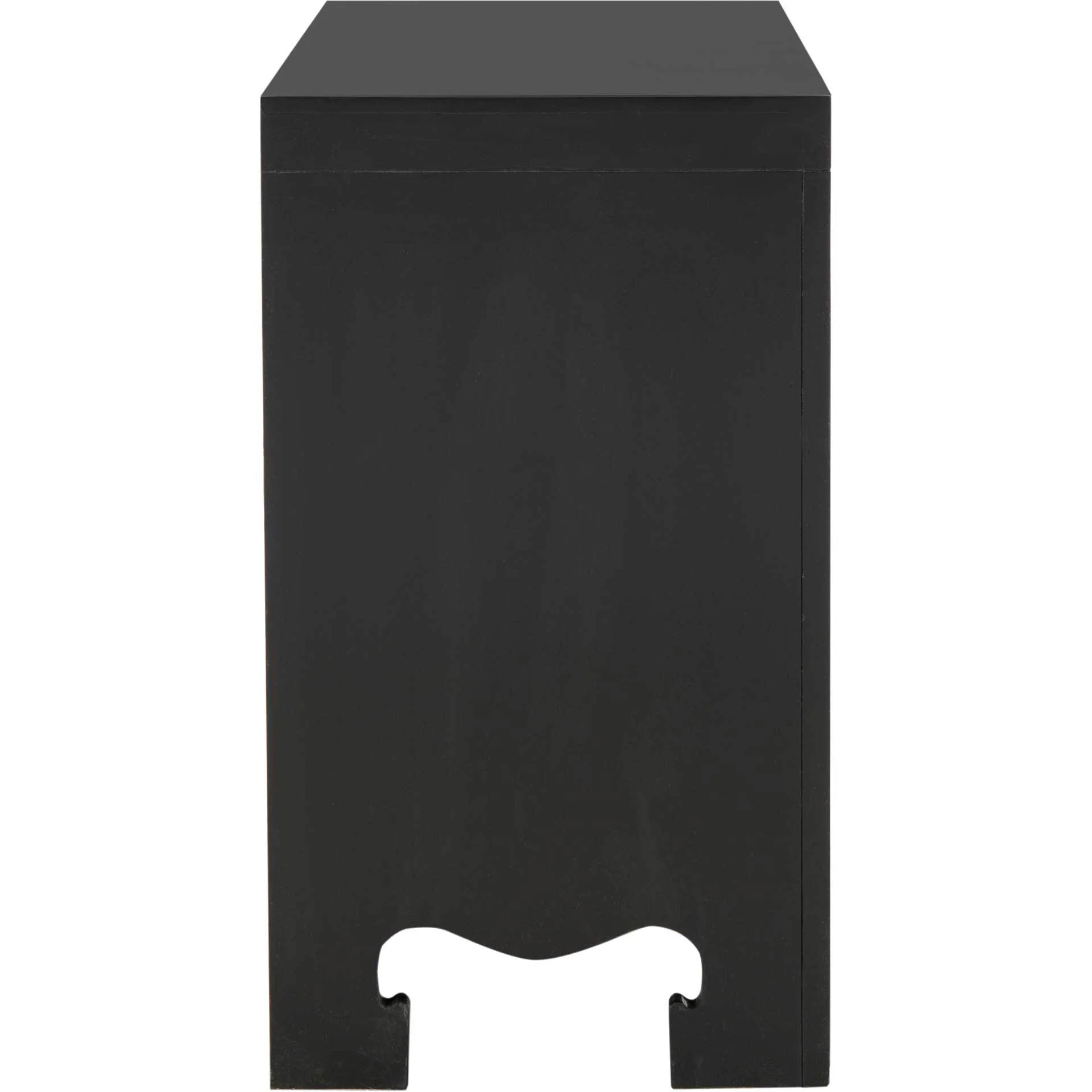 Dillon 3 Drawer Chest Black/Gold - Image 3
