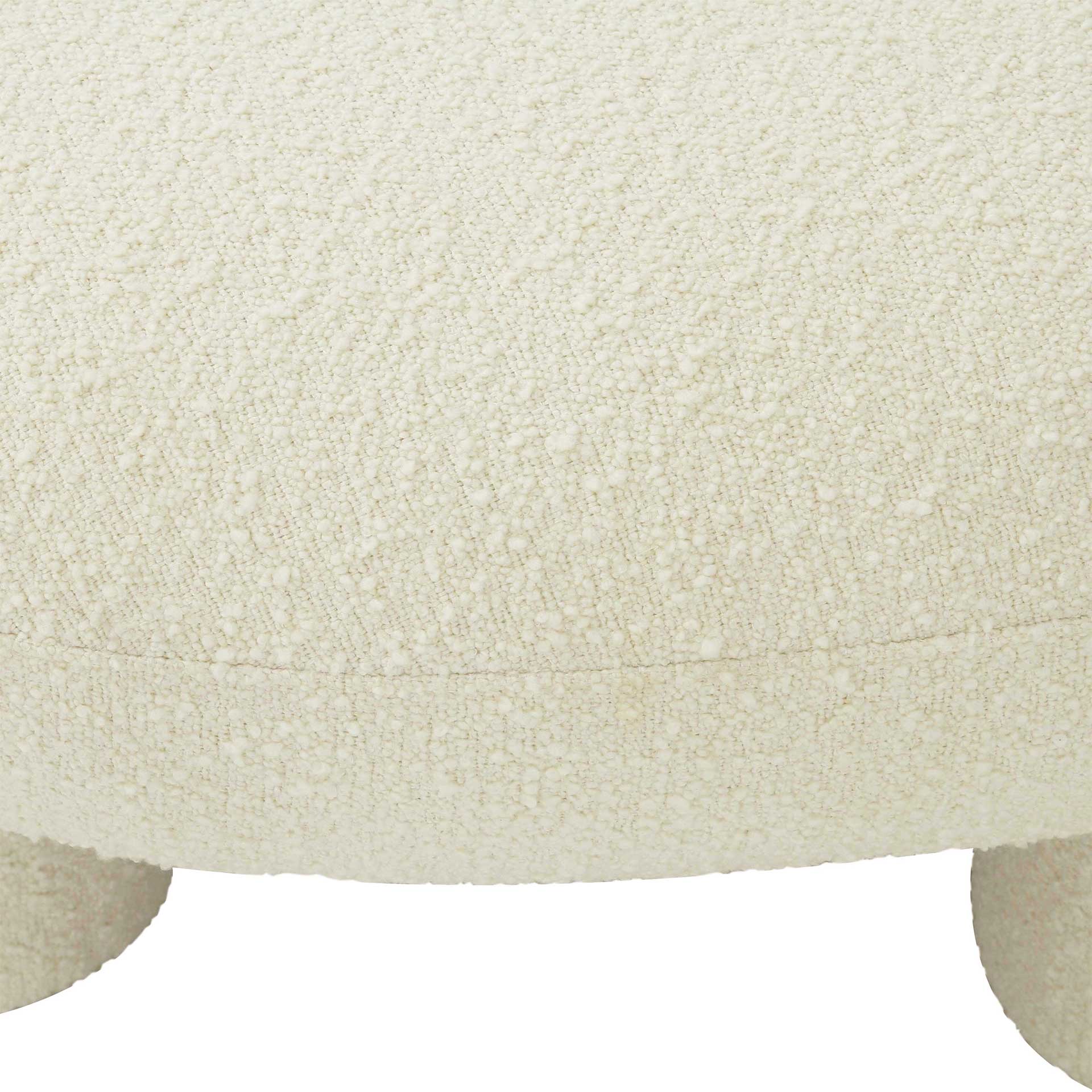 Dillon Boucle Ottoman Cream - Image 3