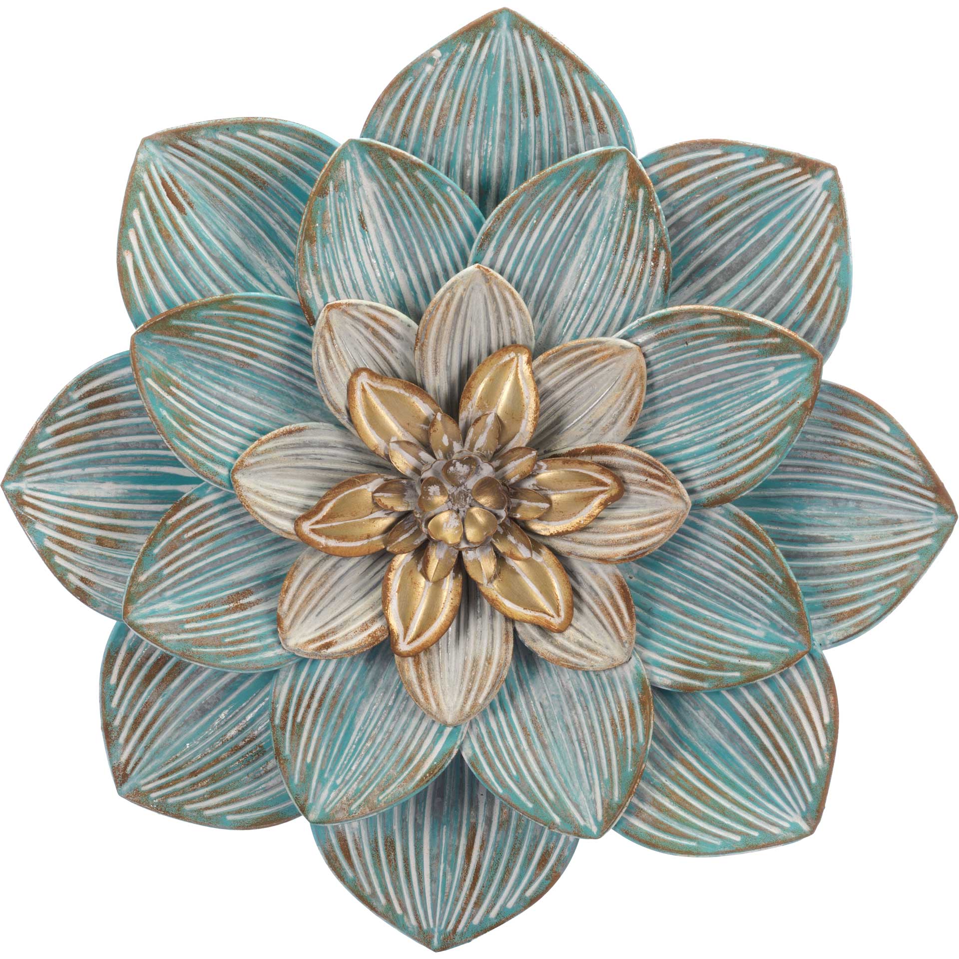 Distressed Succulent Wall Decor - Image 2