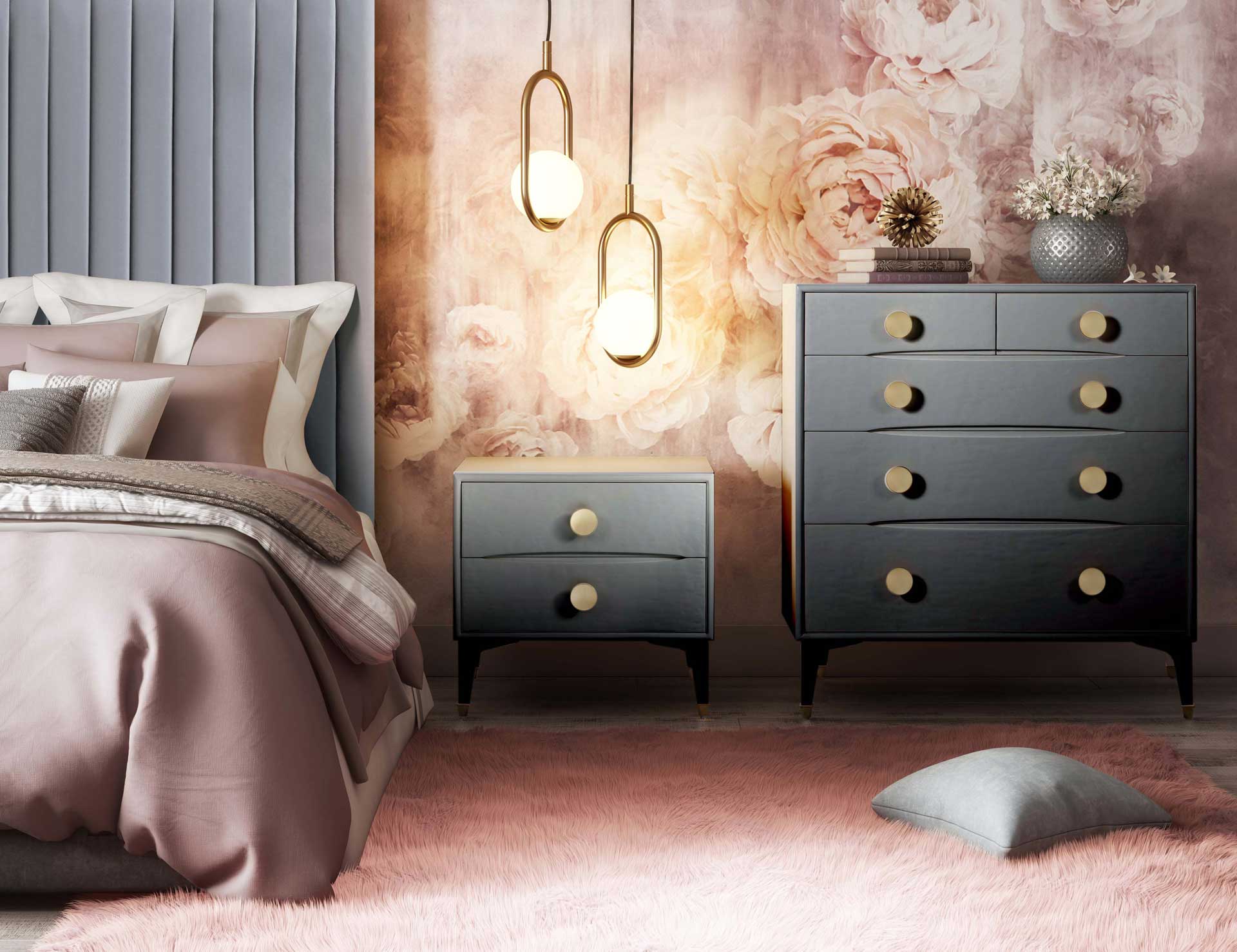 Dixie Nightstand Gray - Image 10