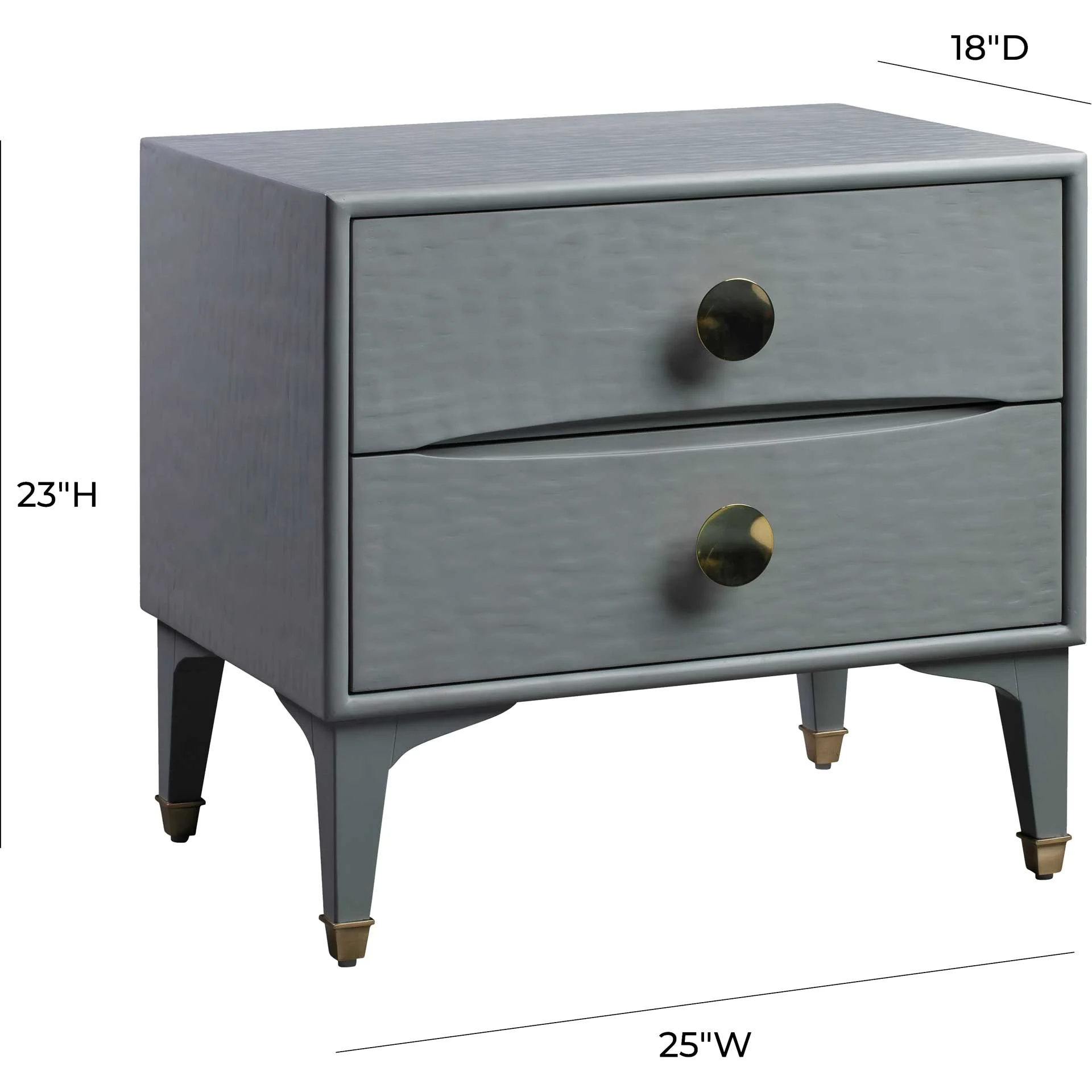 Dixie Nightstand Gray - Image 8