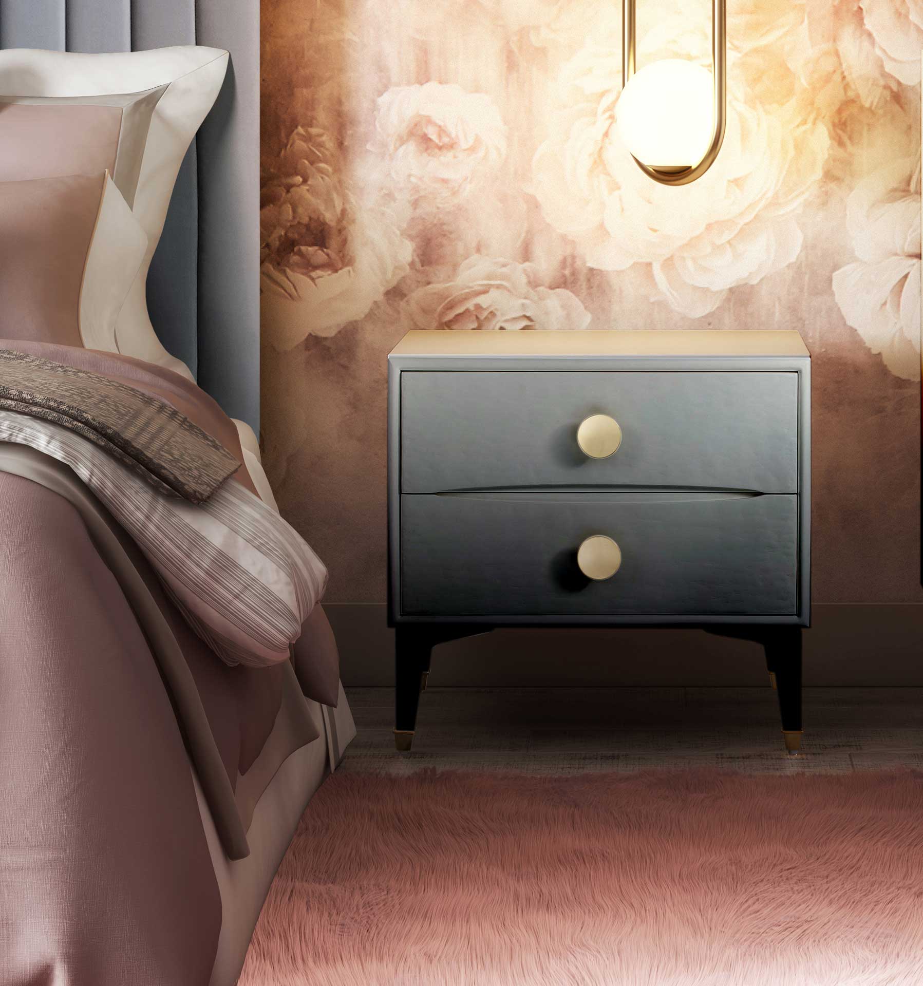 Dixie Nightstand Gray - Image 9