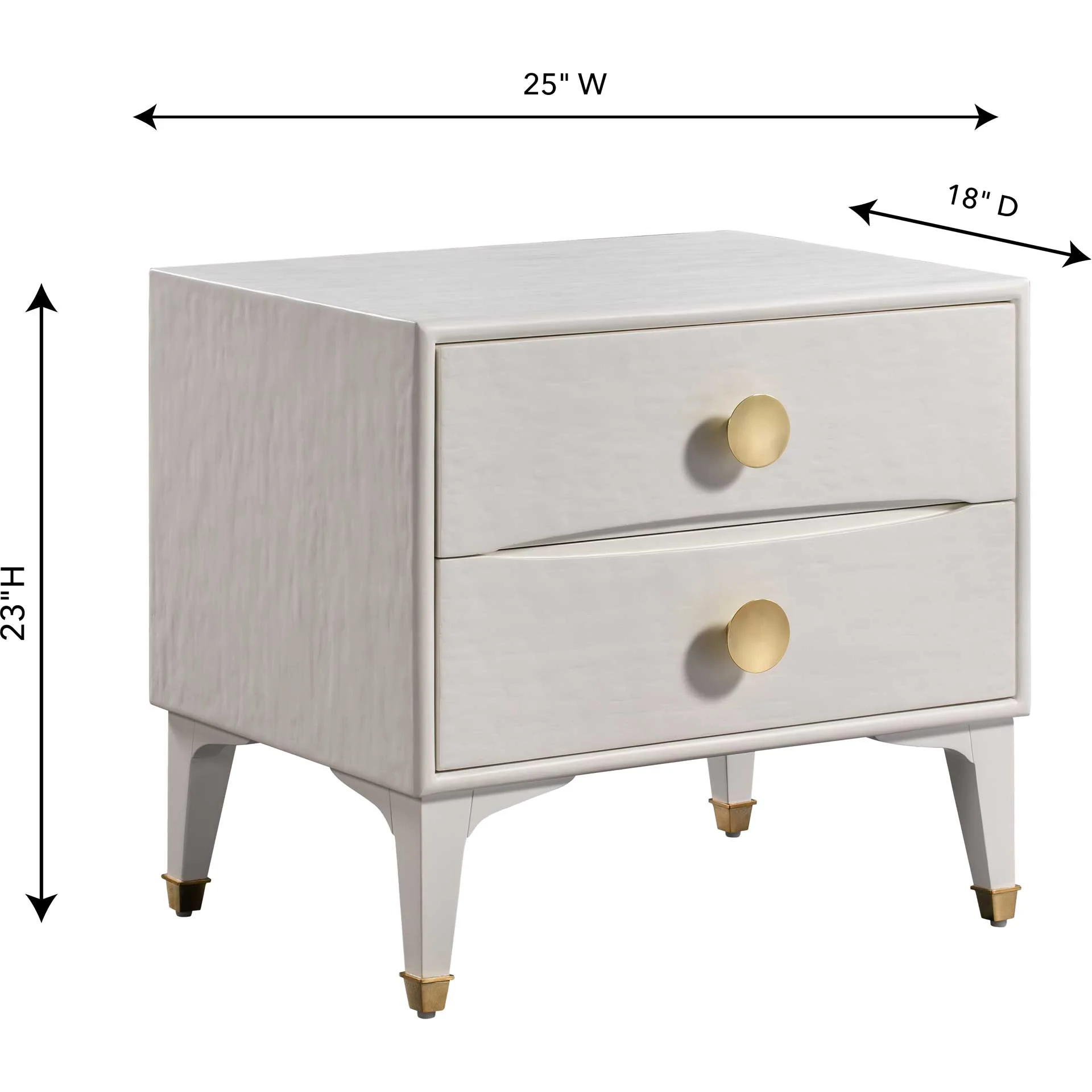 Dixie Nightstand White - Image 7
