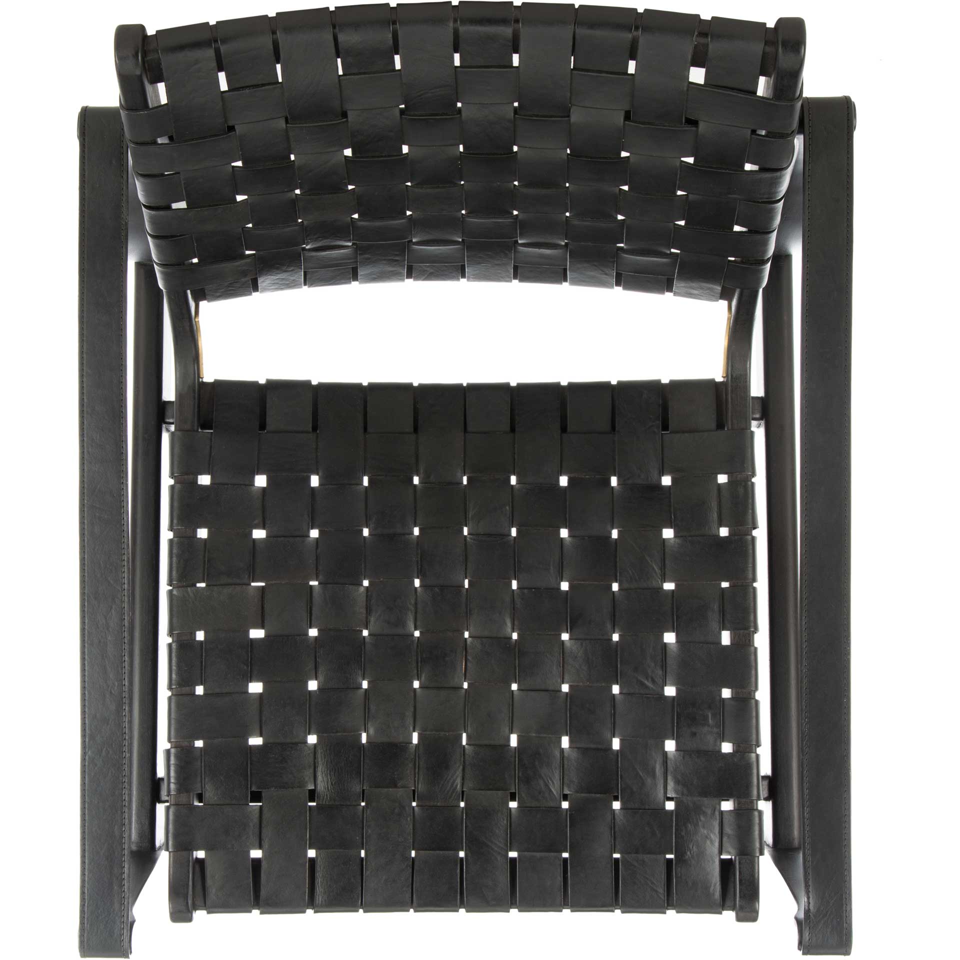 Diya Leather Safari Chair Black - Image 6