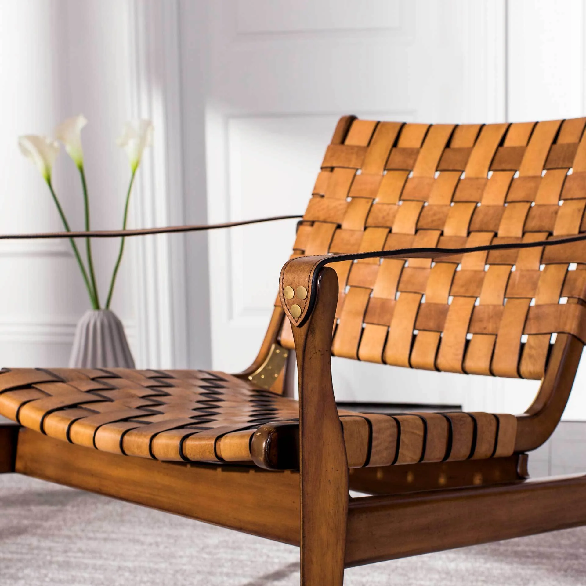 Diya Safari Chair Light Brown/Brown - Image 9