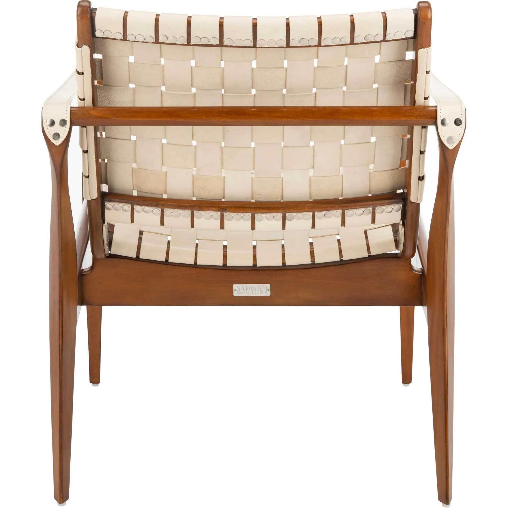 Diya Safari Chair White/Brown - Image 4