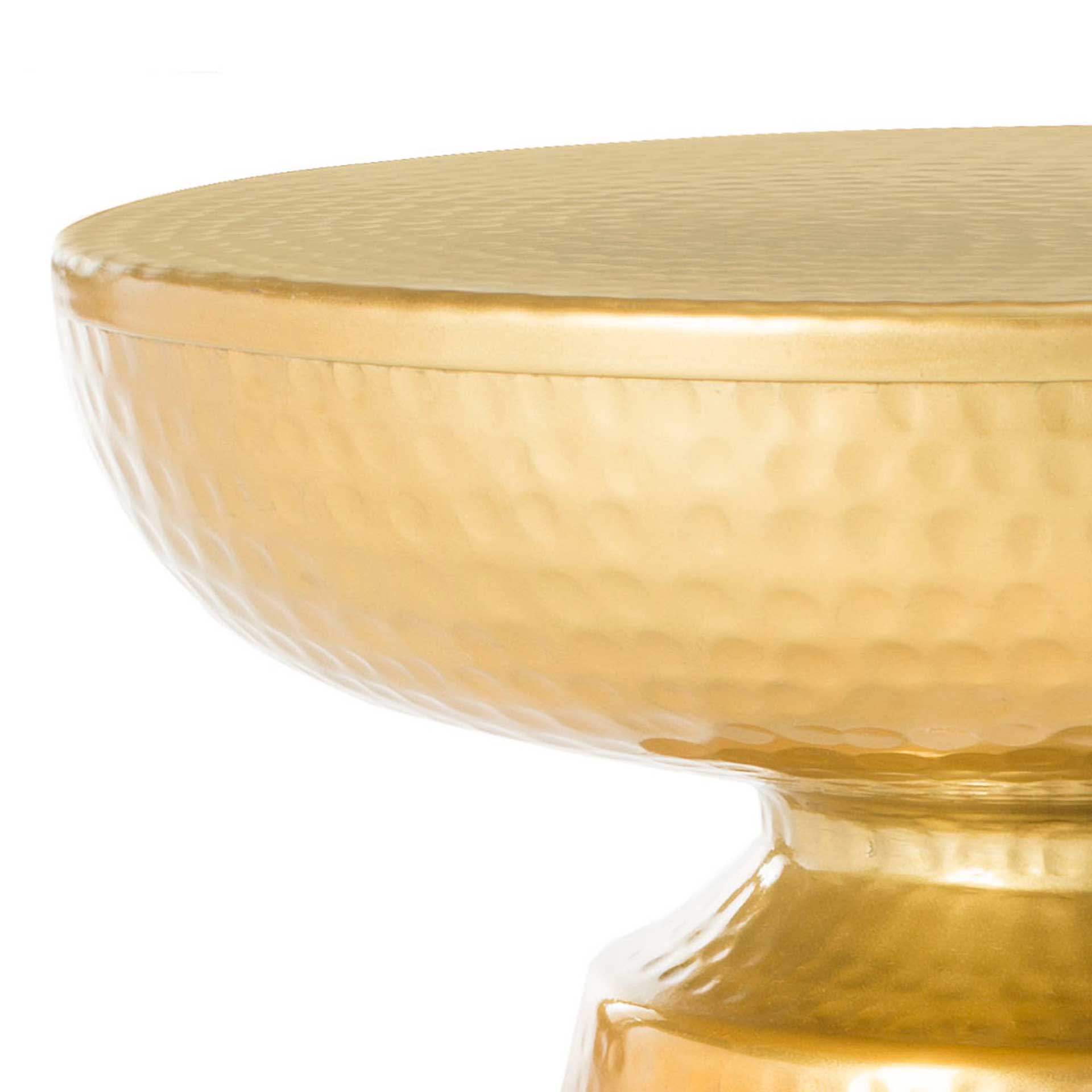 Dock Drum Side Table Gold - Image 2