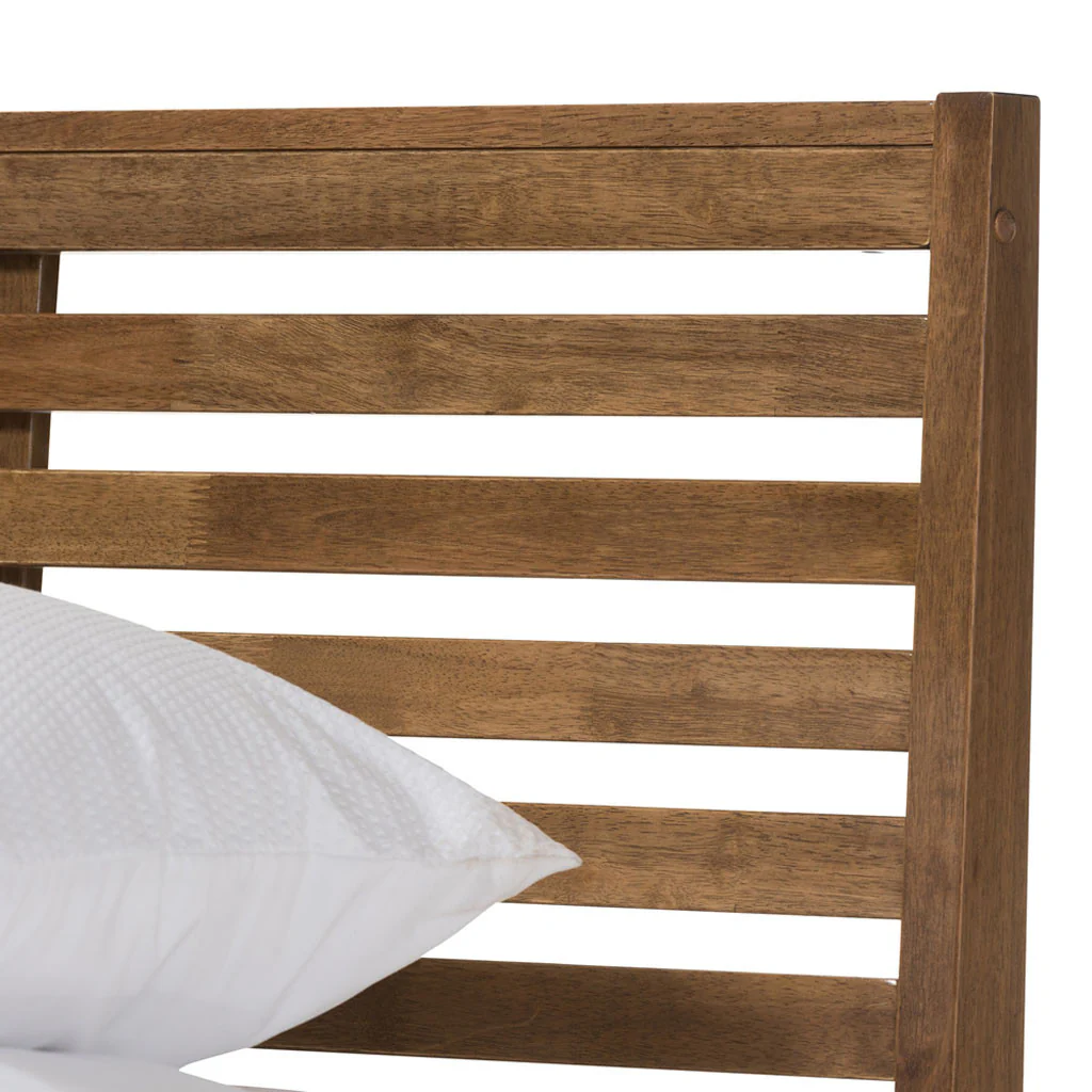 Dolce Platform Bed Walnut - Image 3
